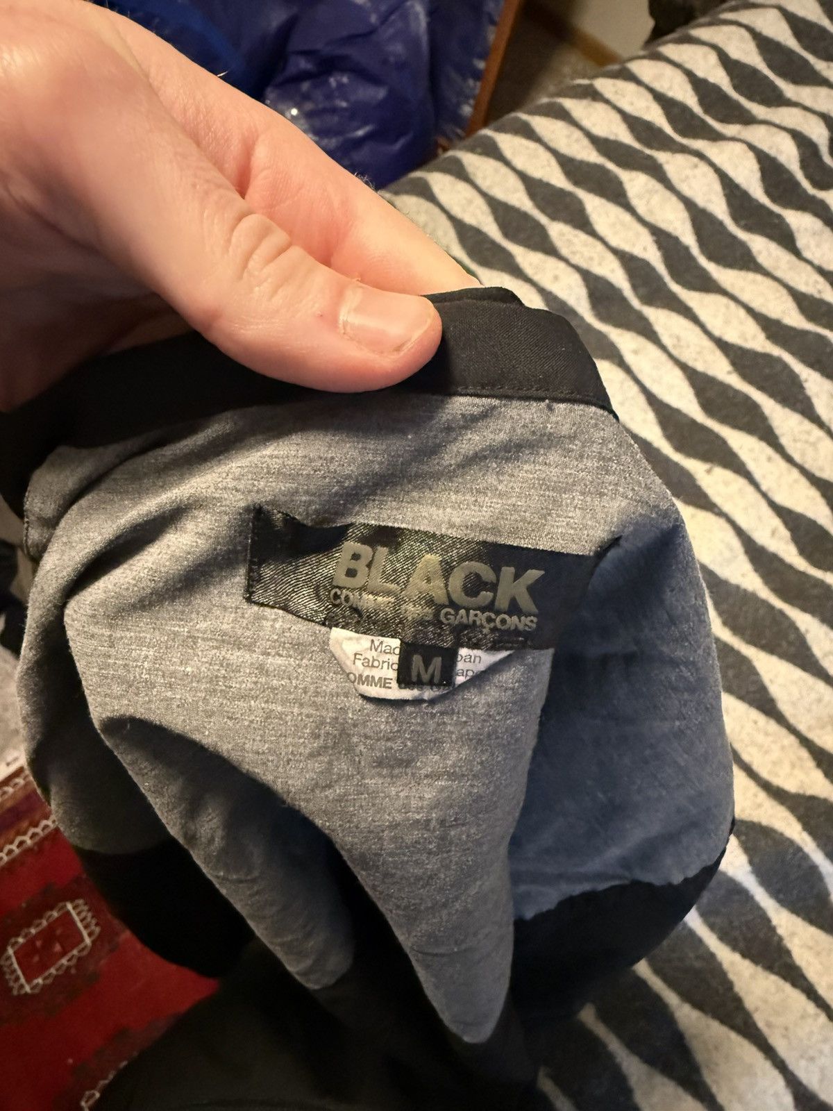 Comme des Garcons × Comme des Garcons Black Comme des Garçons Black grey short sleeve button up Size US S / EU 44-46 / 1 - 4 Thumbnail