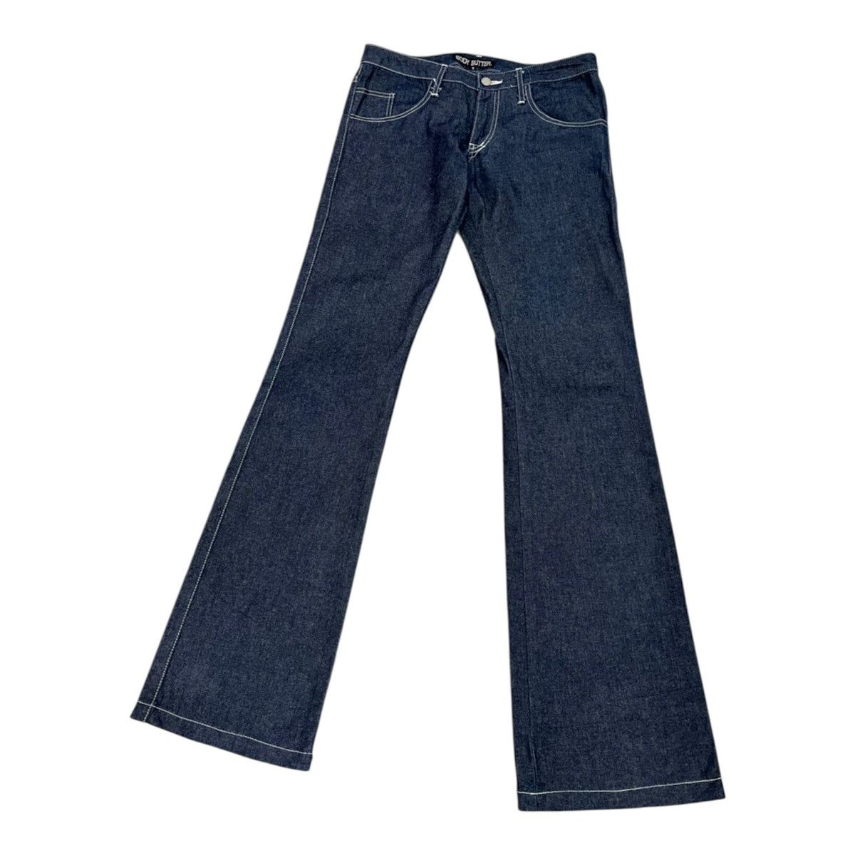 Japanese Brand Body Butter Denim Jeans Flare Design Size US 31 - 1 Thumbnail