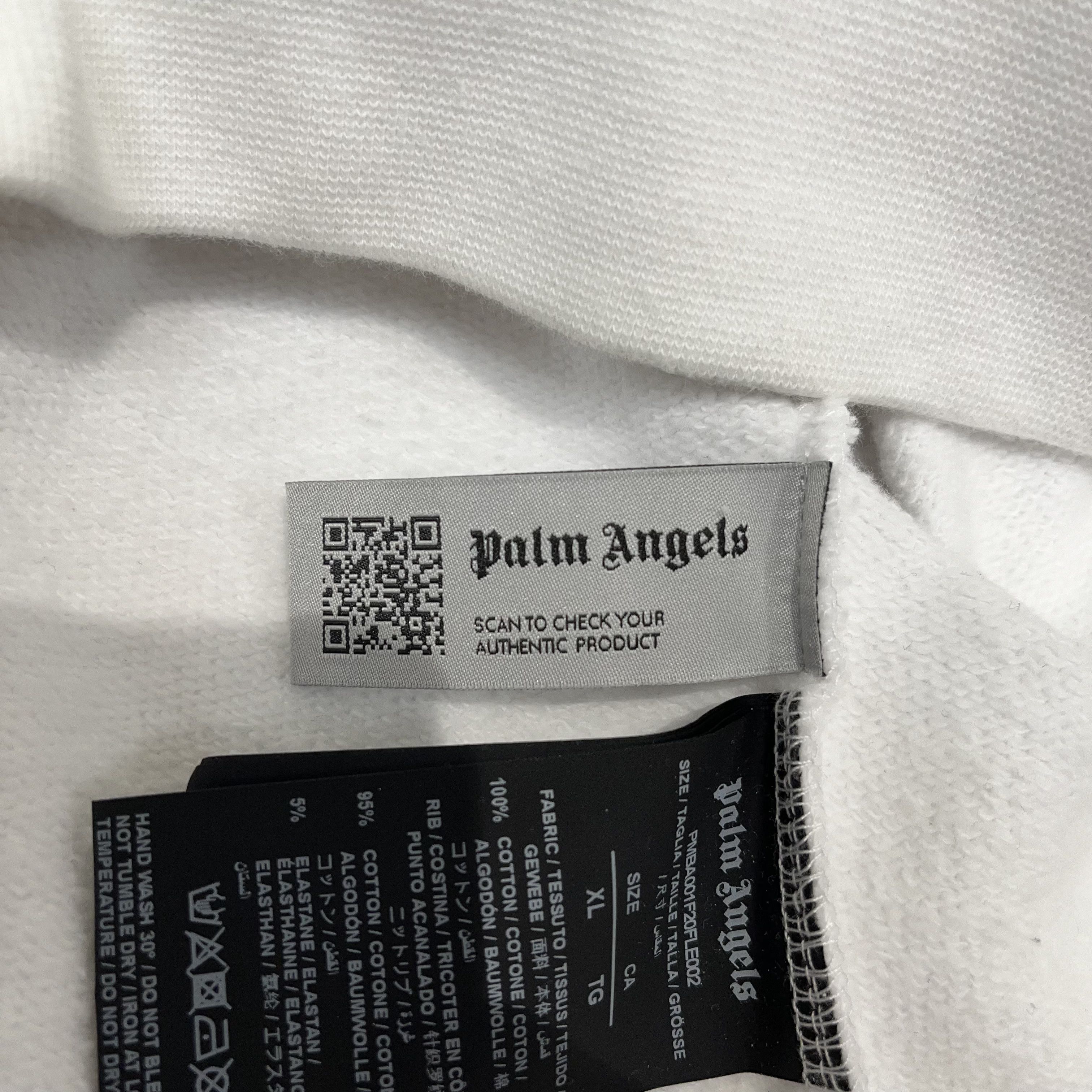 Palm Angels Palm Angels Milano Sprayed Crewneck White Size US XL / EU 56 / 4 - 6 Thumbnail
