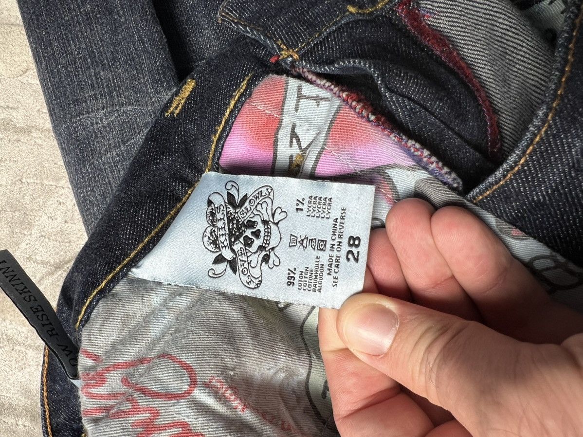 Ed Hardy Ed hardy tattoo jeans women’s streetwear Size 28" / US 6 / IT 42 - 7 Thumbnail