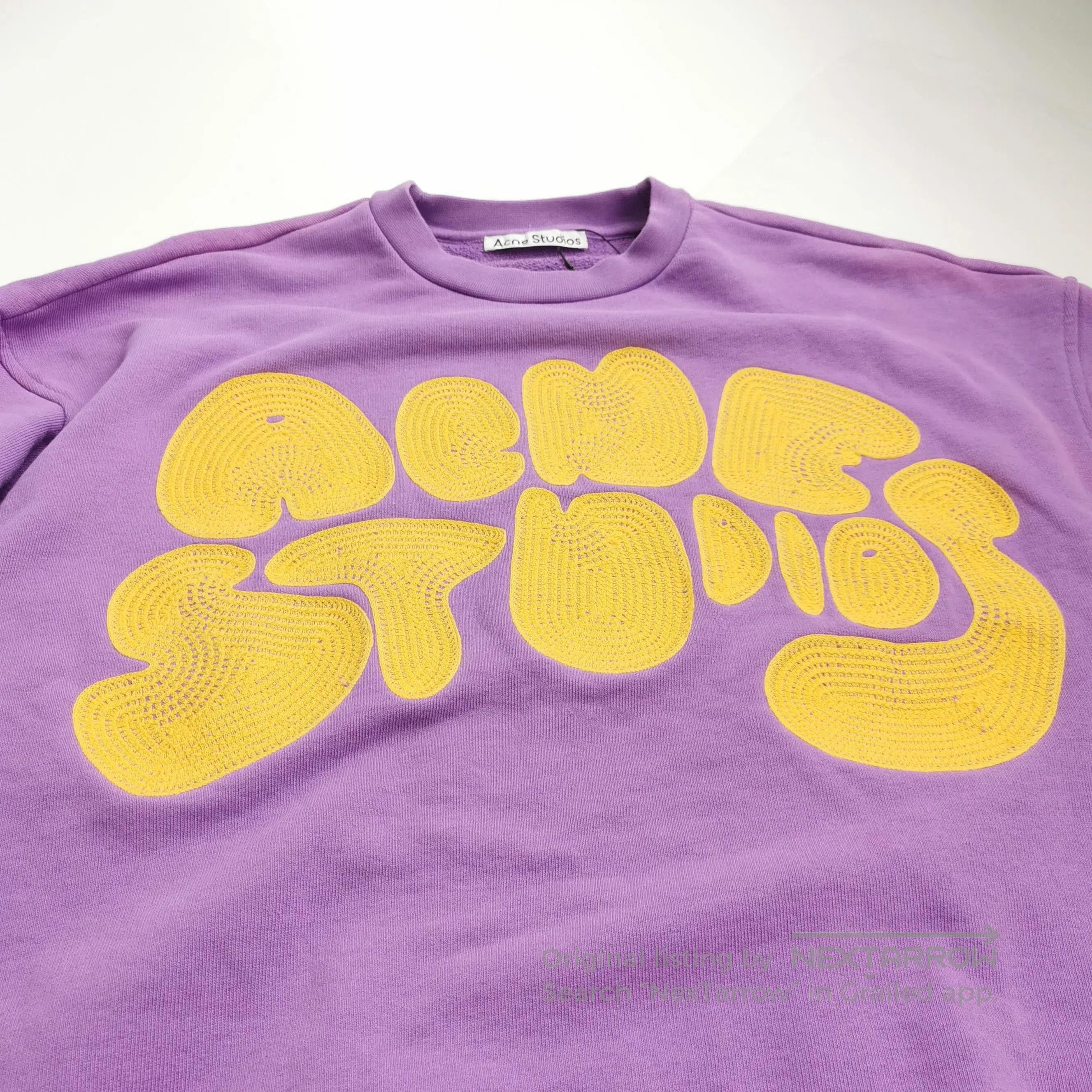 Acne Studios Acne Studios S Cotton Logo Crewneck Sweatshirt. Size US S / EU 44-46 / 1 - 5 Thumbnail