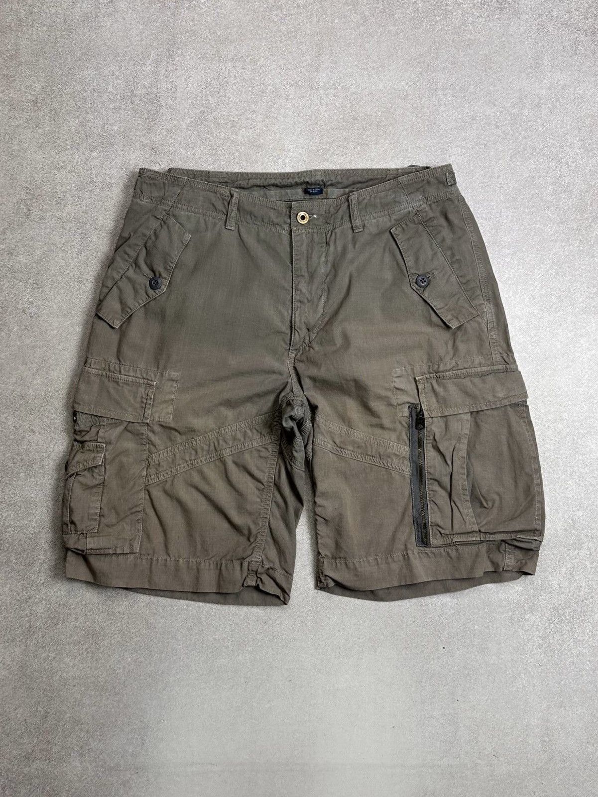 Vintage Polo Ralph Lauren RRL Cargo Military Shorts Rare L