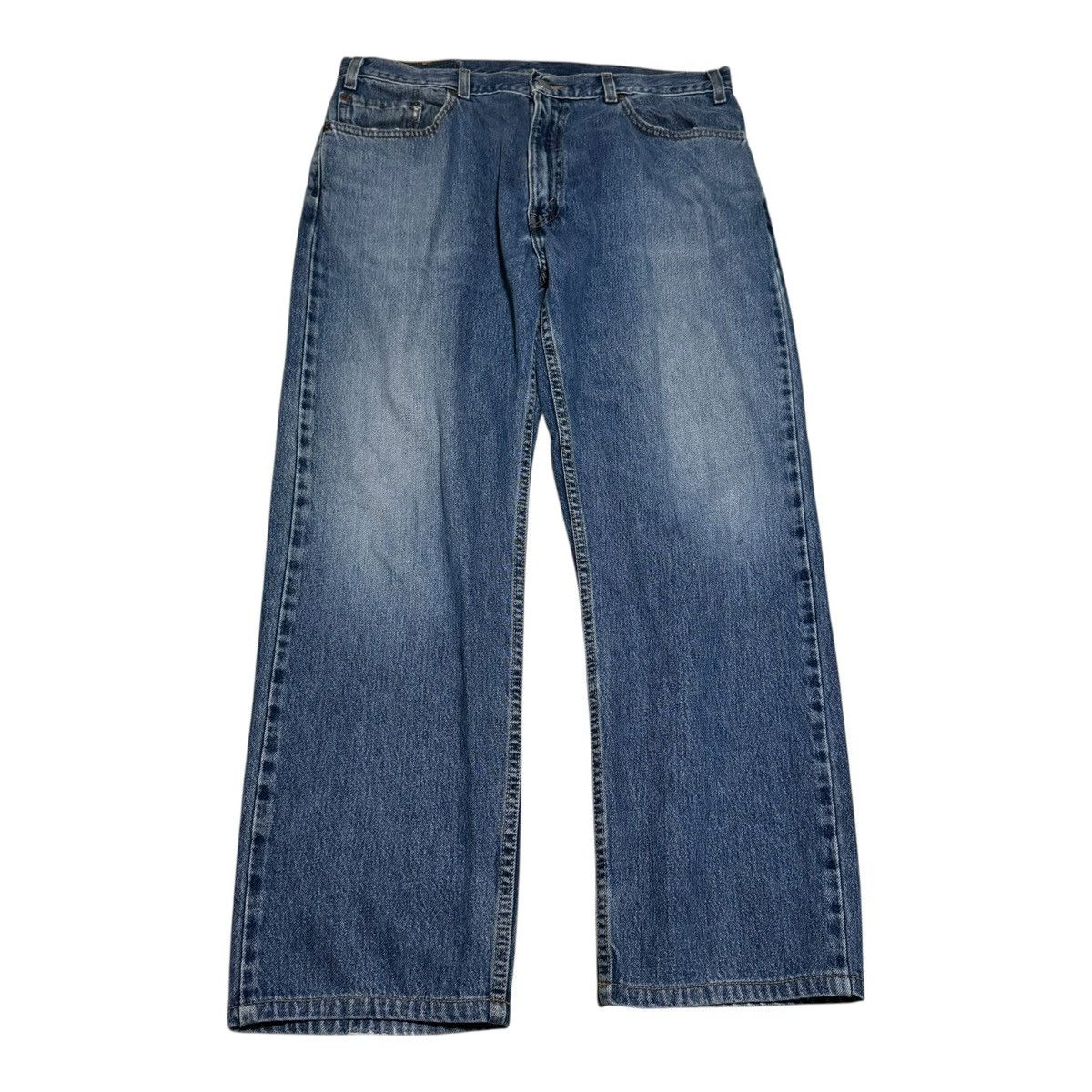Levi's 2002 Levi's 505 Regular Fit Straight Jeans Mens 36x28.75 Size US 36 / EU 52 - 5 Thumbnail
