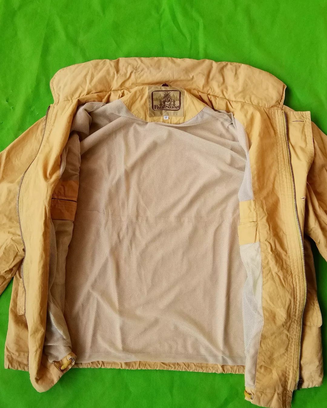 Paul Stuart × Vintage Vintage Paul Stuart Button-Up Zipper Light Jacket Size US L / EU 52-54 / 3 - 4 Thumbnail