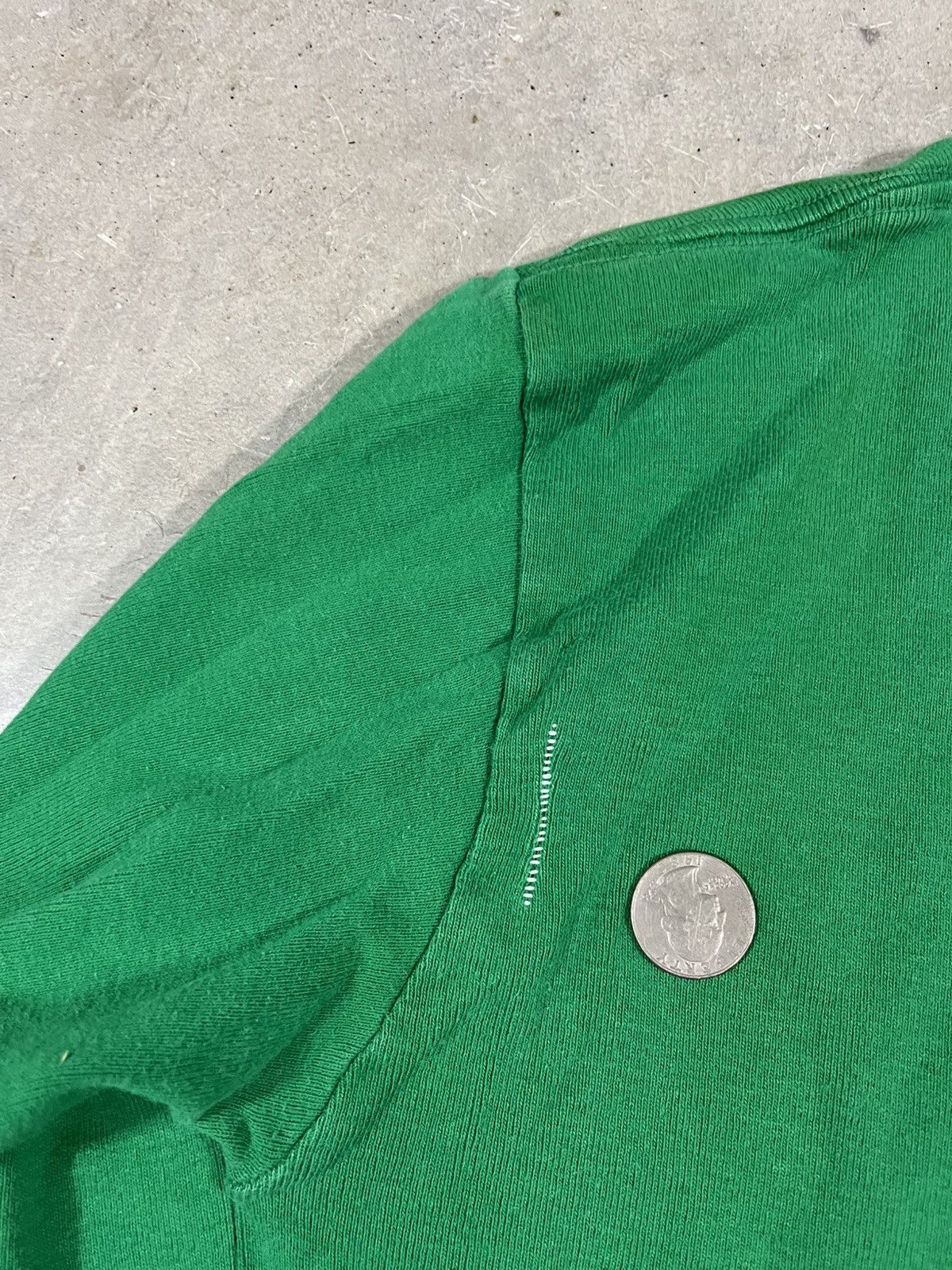 Vintage Vintage 80s US Military Flight Deck Jersey Shirt Green Size US L / EU 52-54 / 3 - 9 Thumbnail