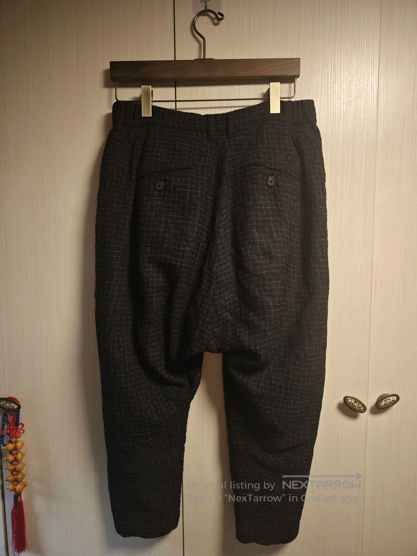Ziggy Chen ziggy chen black wool checkered pants. Size US 36 / EU 52 - 5 Thumbnail