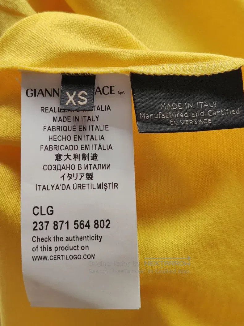 Versace Versace Men's short-sleeved T-shirt Size US XS / EU 42 / 0 - 4 Thumbnail
