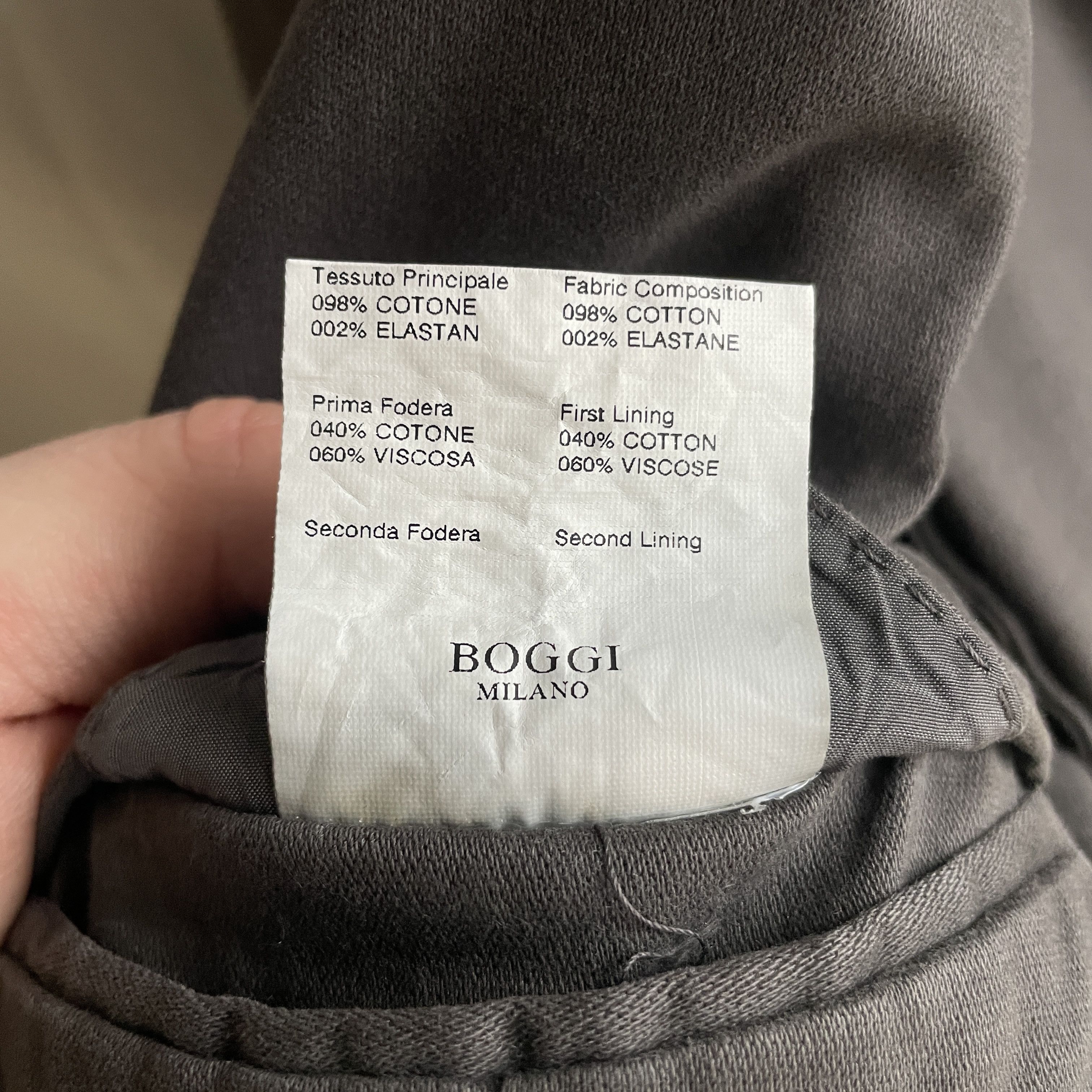 Boggi Boggi MIlano B-Elton Unlined Garment Dyed Cotton Blazer Size 40R - 12 Thumbnail