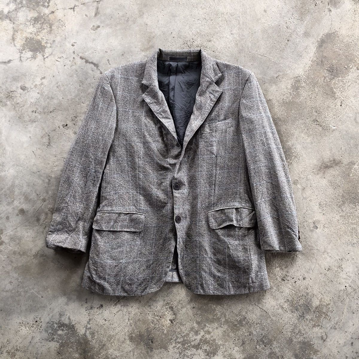 Burberry BURBERRY Plaid Blazer Coat Size 40R - 1 Thumbnail