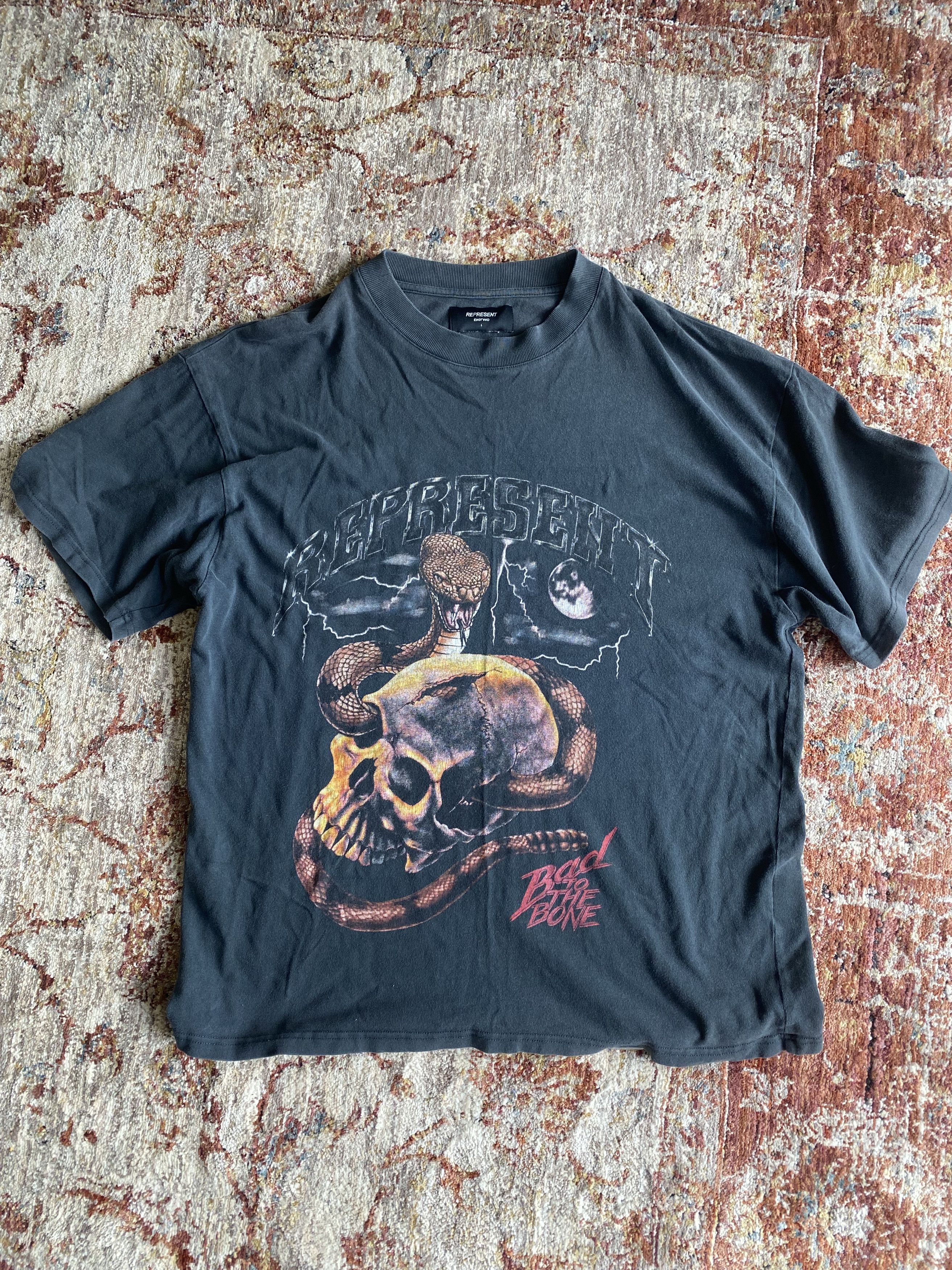 Represent Clo. "Bad to the Bone" T Shirt Size US L / EU 52-54 / 3 - 1 Thumbnail