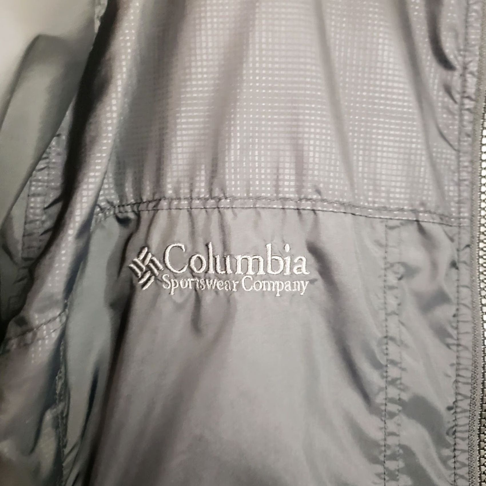 Rains Columbia Hooded Rain Coat Jacket Long Sleeve Black Full Zip Pockets Standup Collar Mens L Rain Size US L / EU 52-54 / 3 - 6 Thumbnail