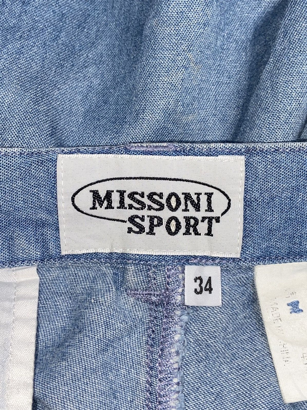 Missoni MISSONI SPORT Blue Pants Size US 32 / EU 48 - 8 Thumbnail