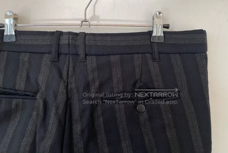 Ann Demeulemeester Ann Demeulemeester Size M Men's Padded Striped Slacks Size US 26 / EU 42 - 6 Thumbnail
