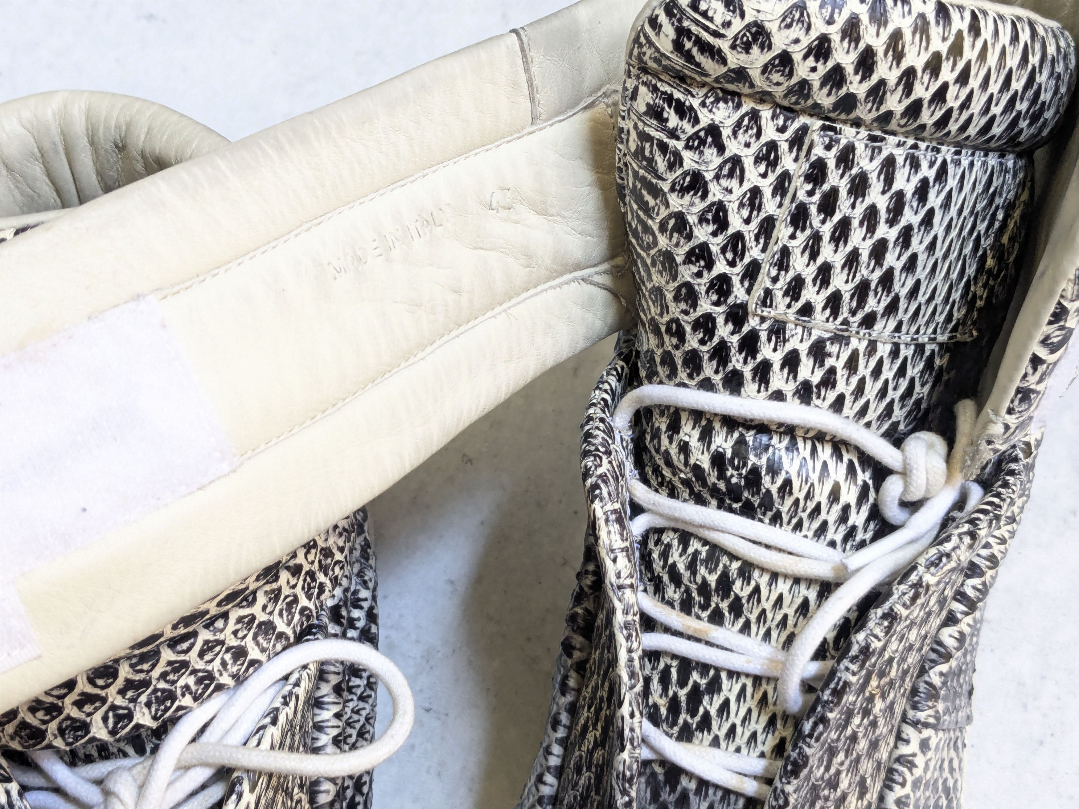 Maison Margiela Maison Margiela Future White Snakeprint 10 43 High Tops Size US 10 / EU 43 - 8 Thumbnail