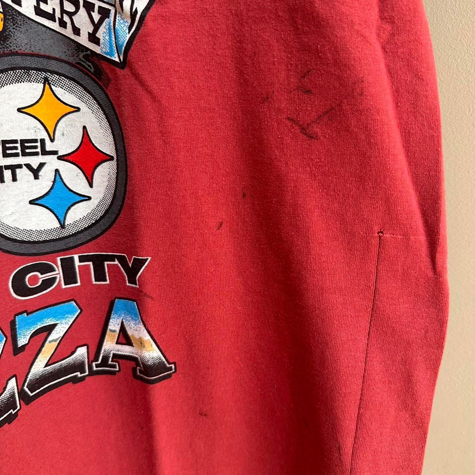 Fruit Of The Loom × Vintage Vintage Pittsburgh Steelers Breakthrough Shirt Size US L / EU 52-54 / 3 - 3 Thumbnail