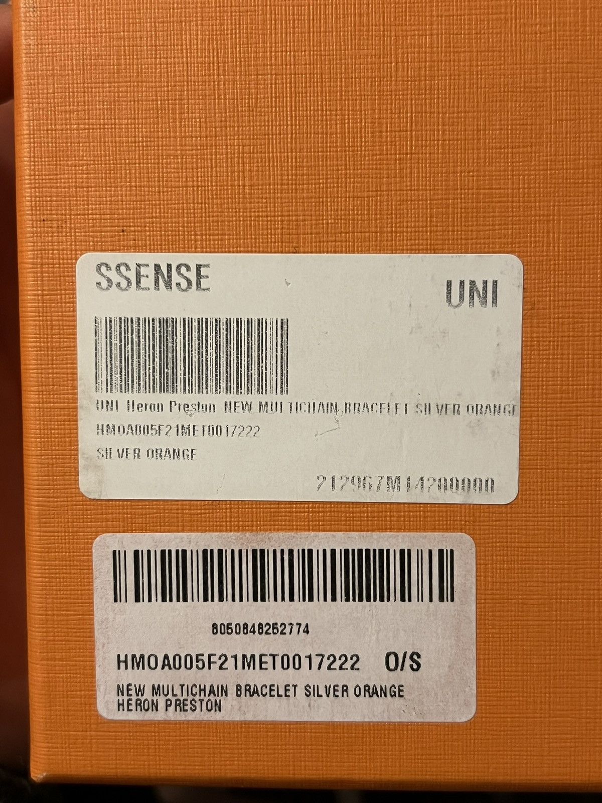 Heron Preston Heron Preston Silver Multichain Square Bracelet Ssense Size ONE SIZE - 4 Thumbnail