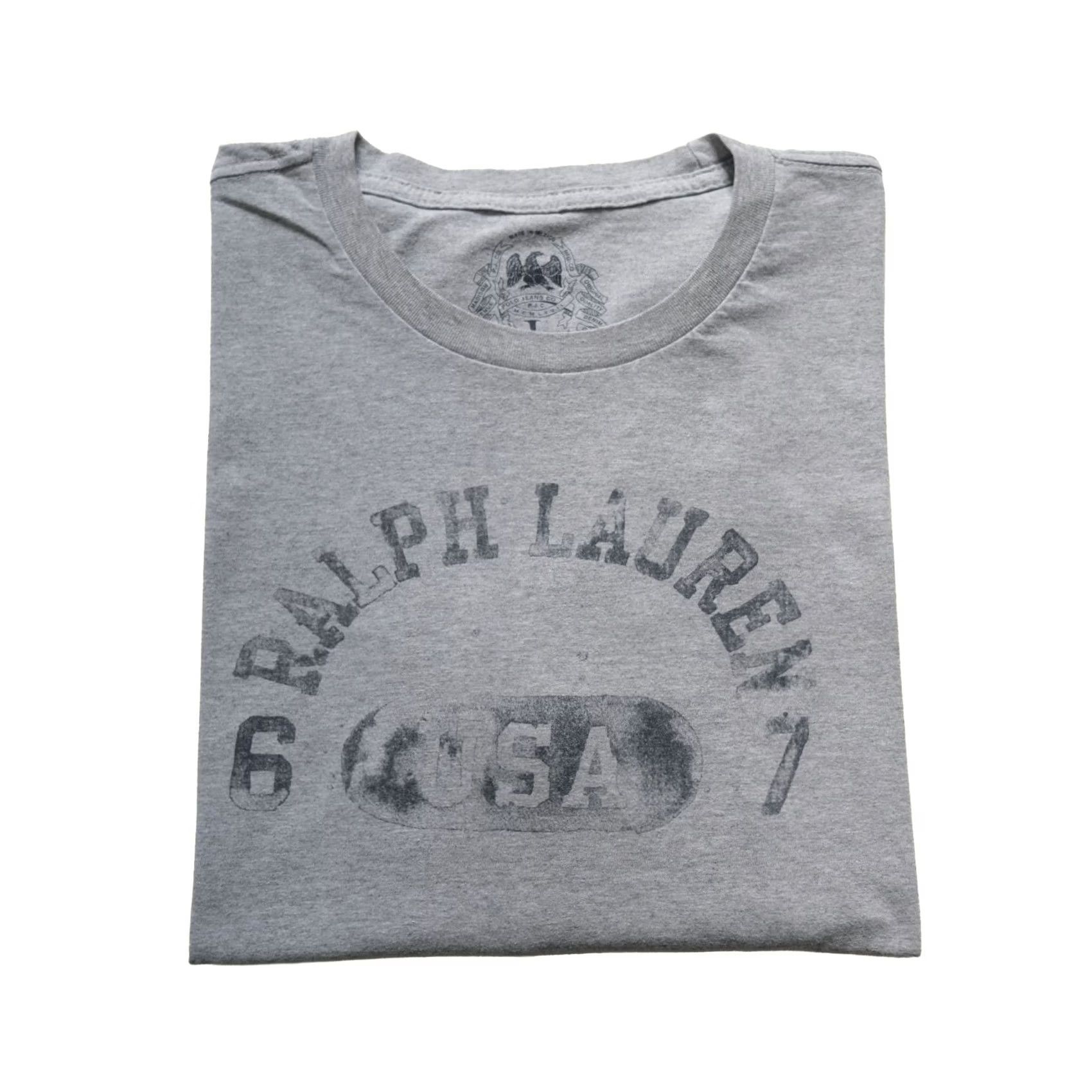Ralph Lauren VINTAGE Ralph Lauren T-Shirt Gross Graphics Sports Active Gray 2004 SZ L Mens Long Sleeve Crew Neck Size US L / EU 52-54 / 3 - 2 Thumbnail