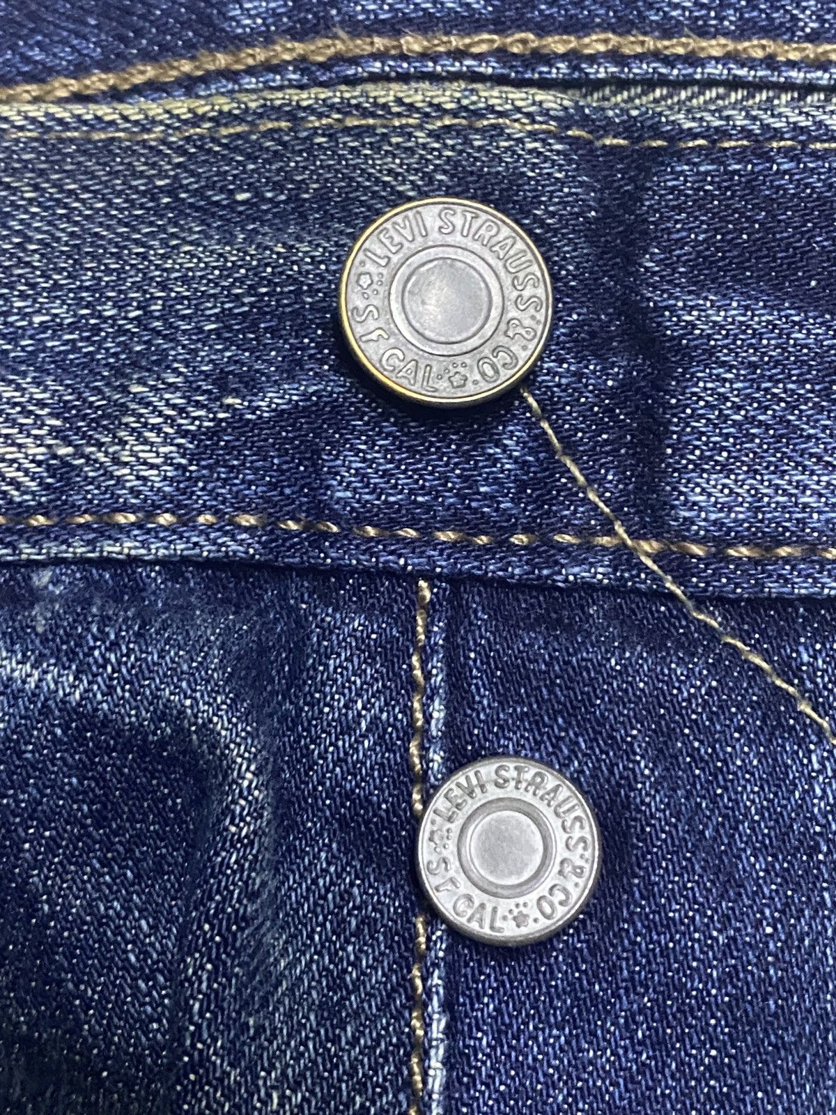 Levi's Vintage Levis 501 Y2K Mud Wash Jeans Size US 31 - 10 Thumbnail