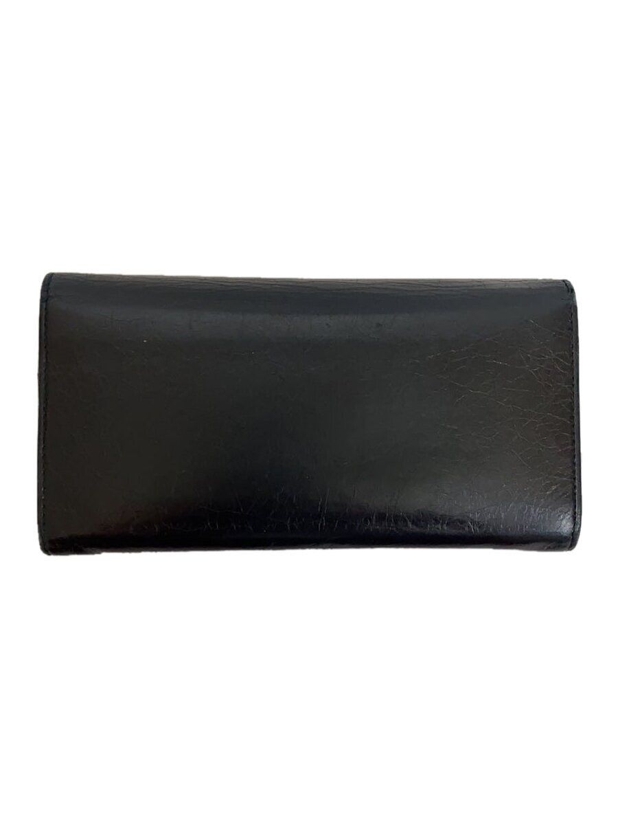 Balenciaga Balenciaga Leather Long Wallet Black Size ONE SIZE - 2 Thumbnail