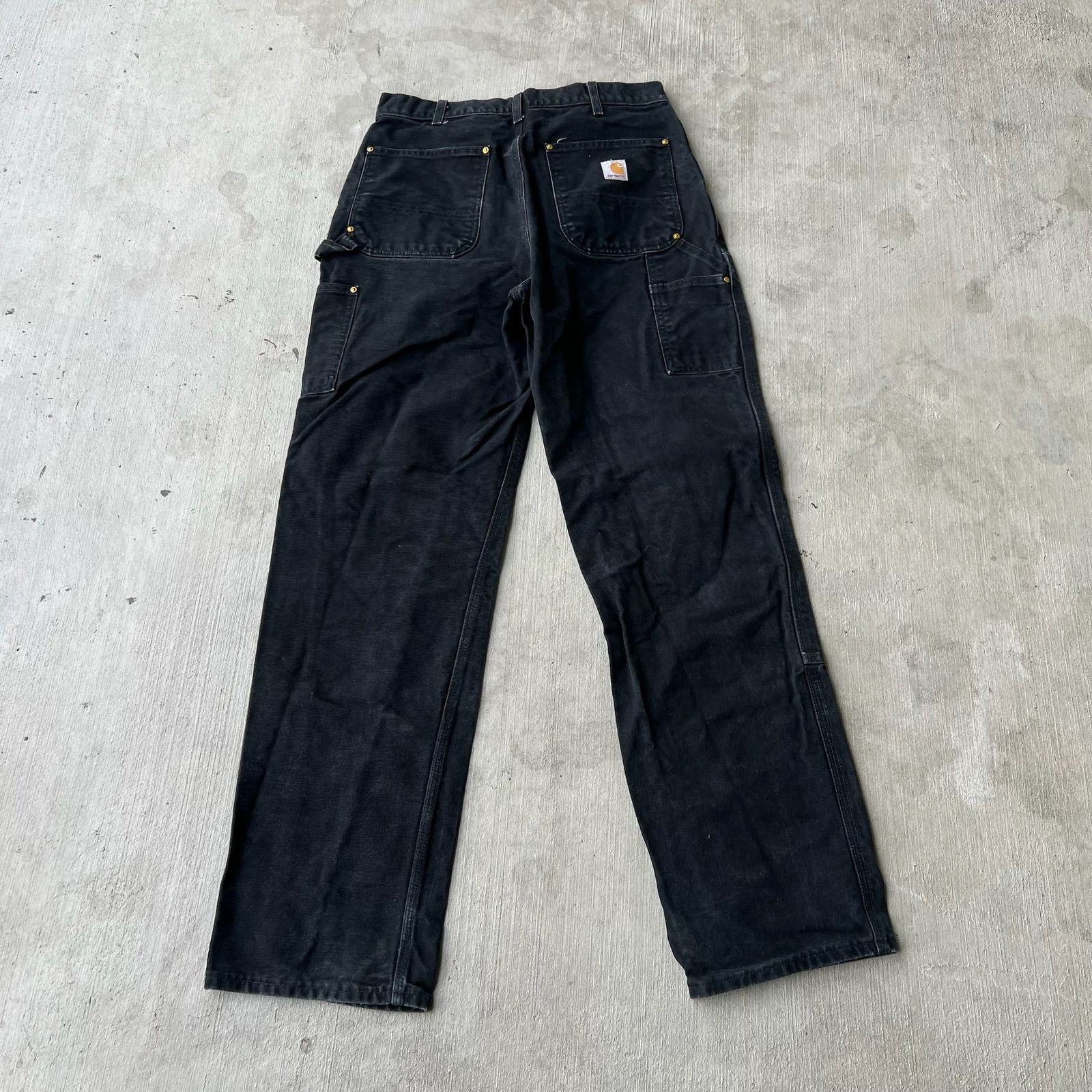 Carhartt × Vintage Carhartt black double knee work wear carpenter pants Size US 32 / EU 48 - 5 Thumbnail