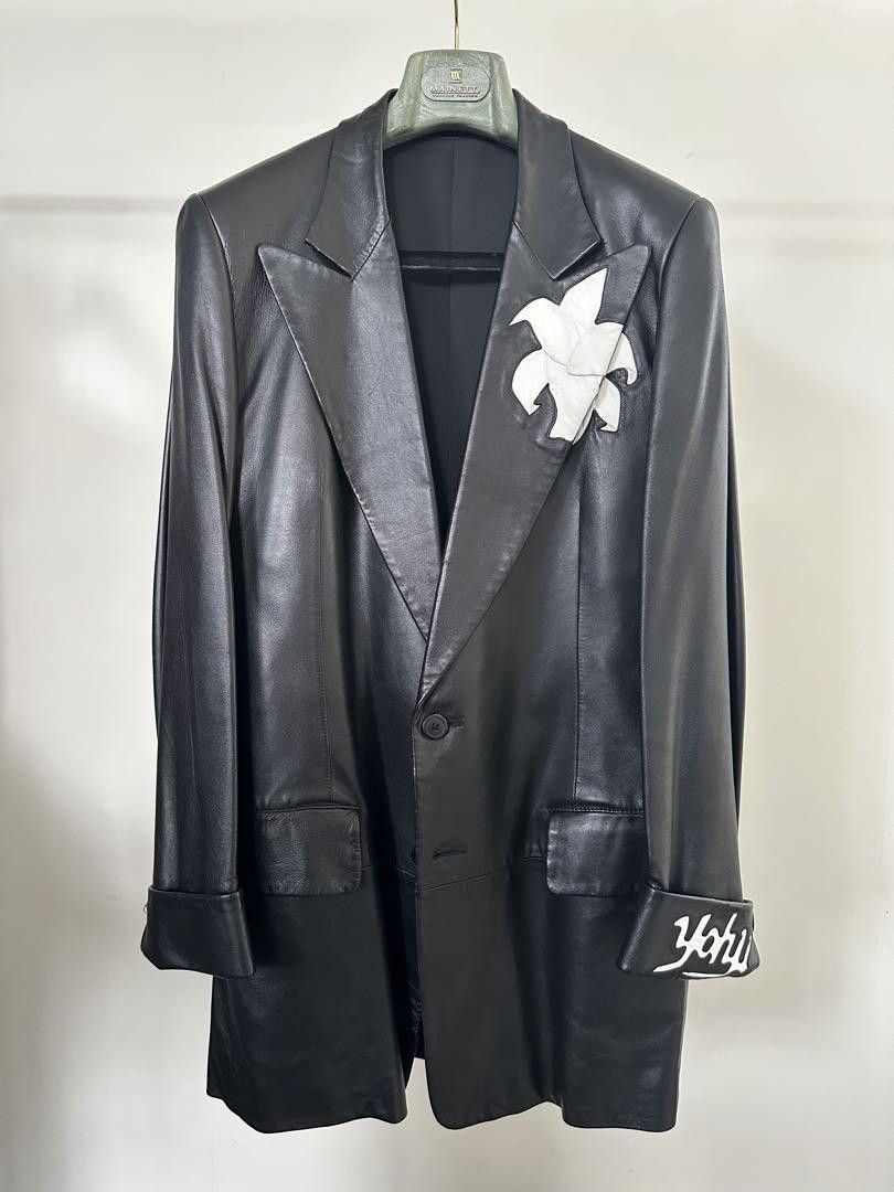 Yohji Yamamoto Yohji Yamamoto Pour Homme 91aw replica leather