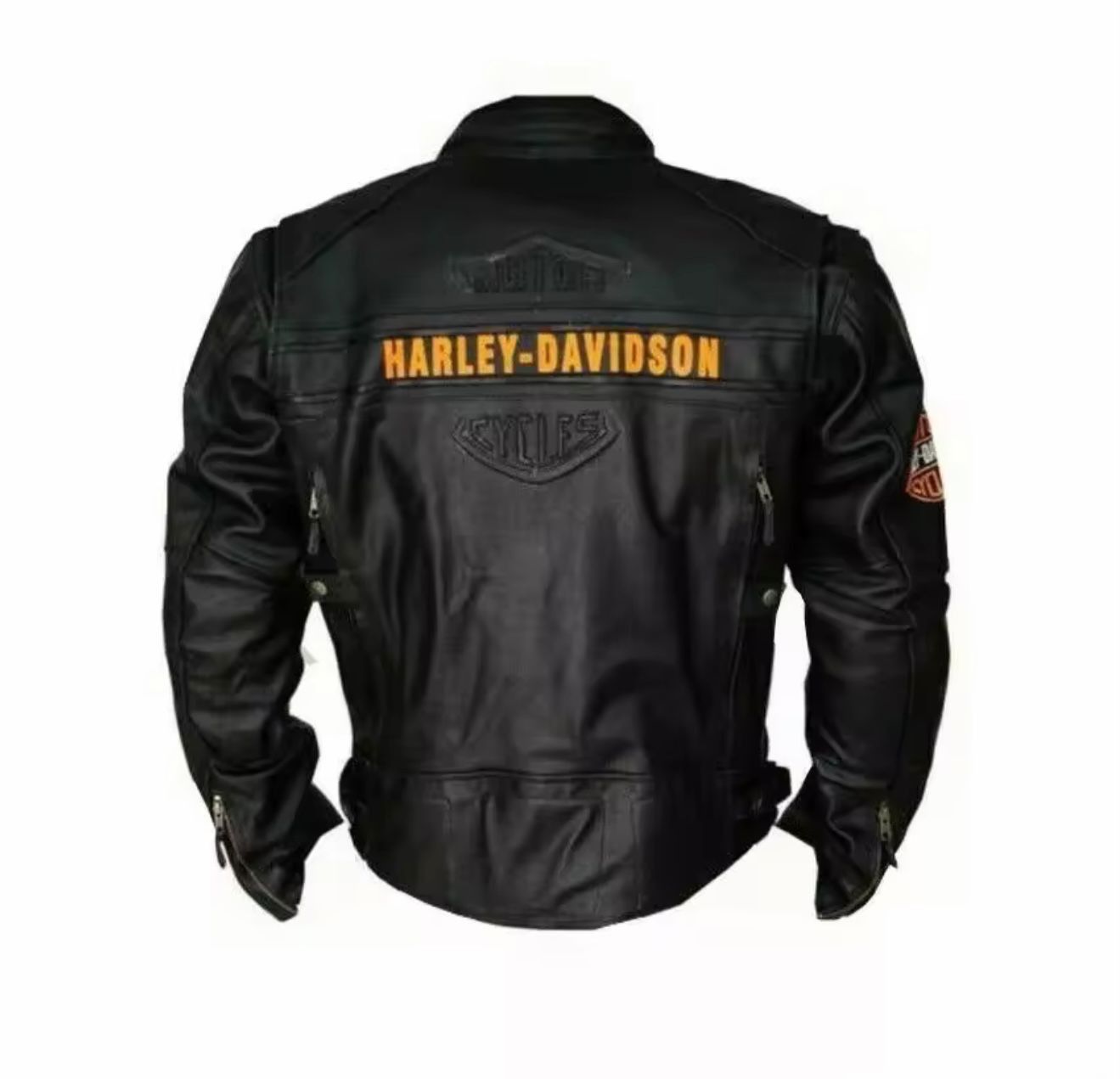 Harley Davidson Harley Davidson Men's Leather Jacket Size US XXS / EU 40 - 2 Thumbnail