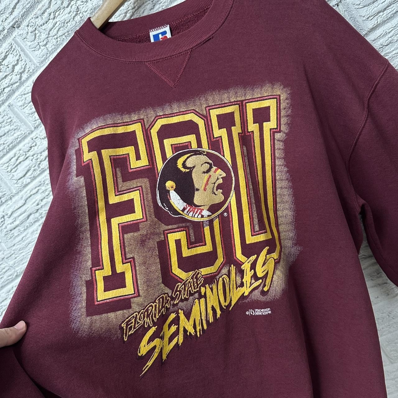 Russell Athletic × Vintage Vintage Russell Florida State Seminoles Sweatshirt XL Size US XL / EU 56 / 4 - 4 Thumbnail