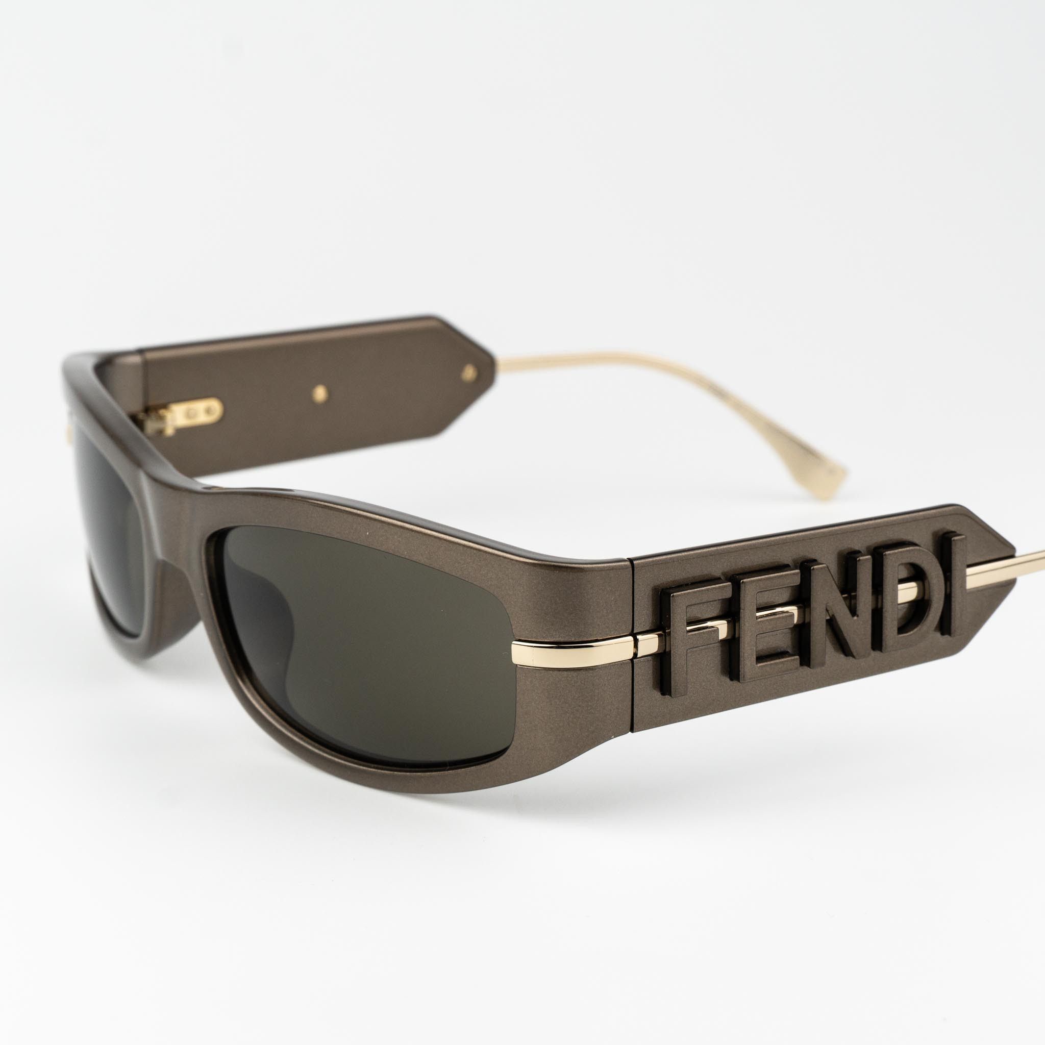 Fendi Fendi SHADOW Women Sunglasses Oval FE40120I 45E BRAND NEW Size ONE SIZE - 5 Thumbnail