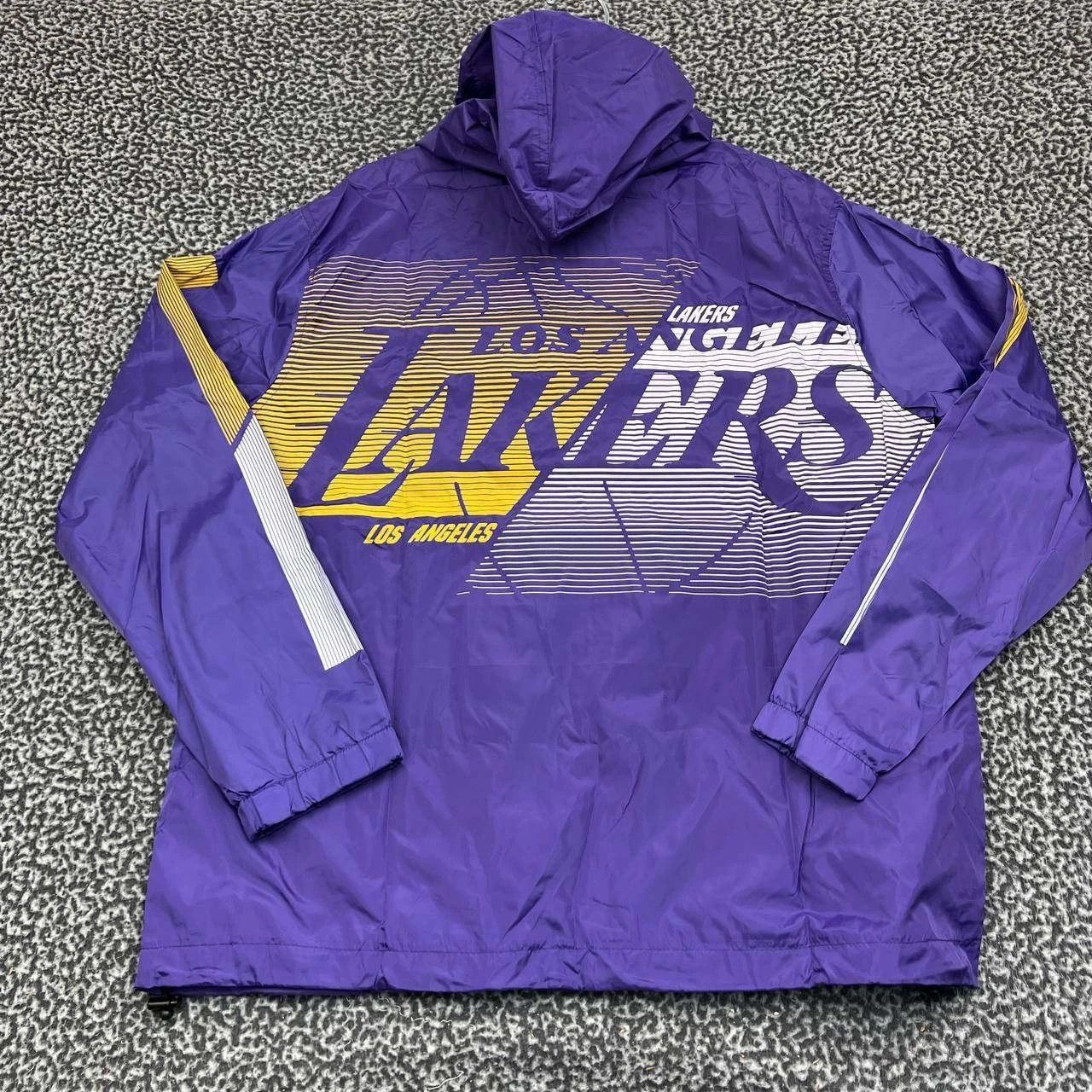 NBA Los Angeles LA Lakers Windbreaker Jacket Men L NBA 1/4 Zip Size US L / EU 52-54 / 3 - 2 Thumbnail