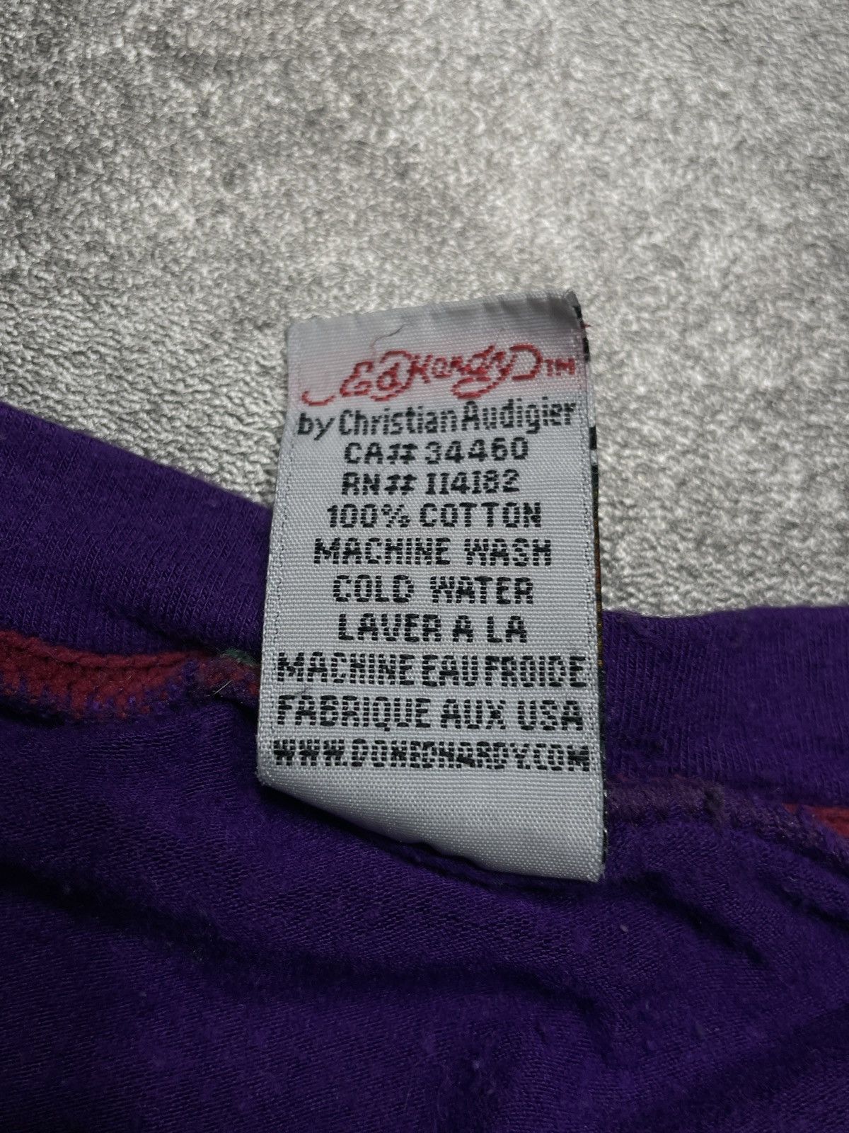 Christian Audigier ❗️RARE❗️Ed Hardy Vintage Y2K Tee Spellout Hype Rare Size XS / US 0-2 / IT 36-38 - 7 Thumbnail