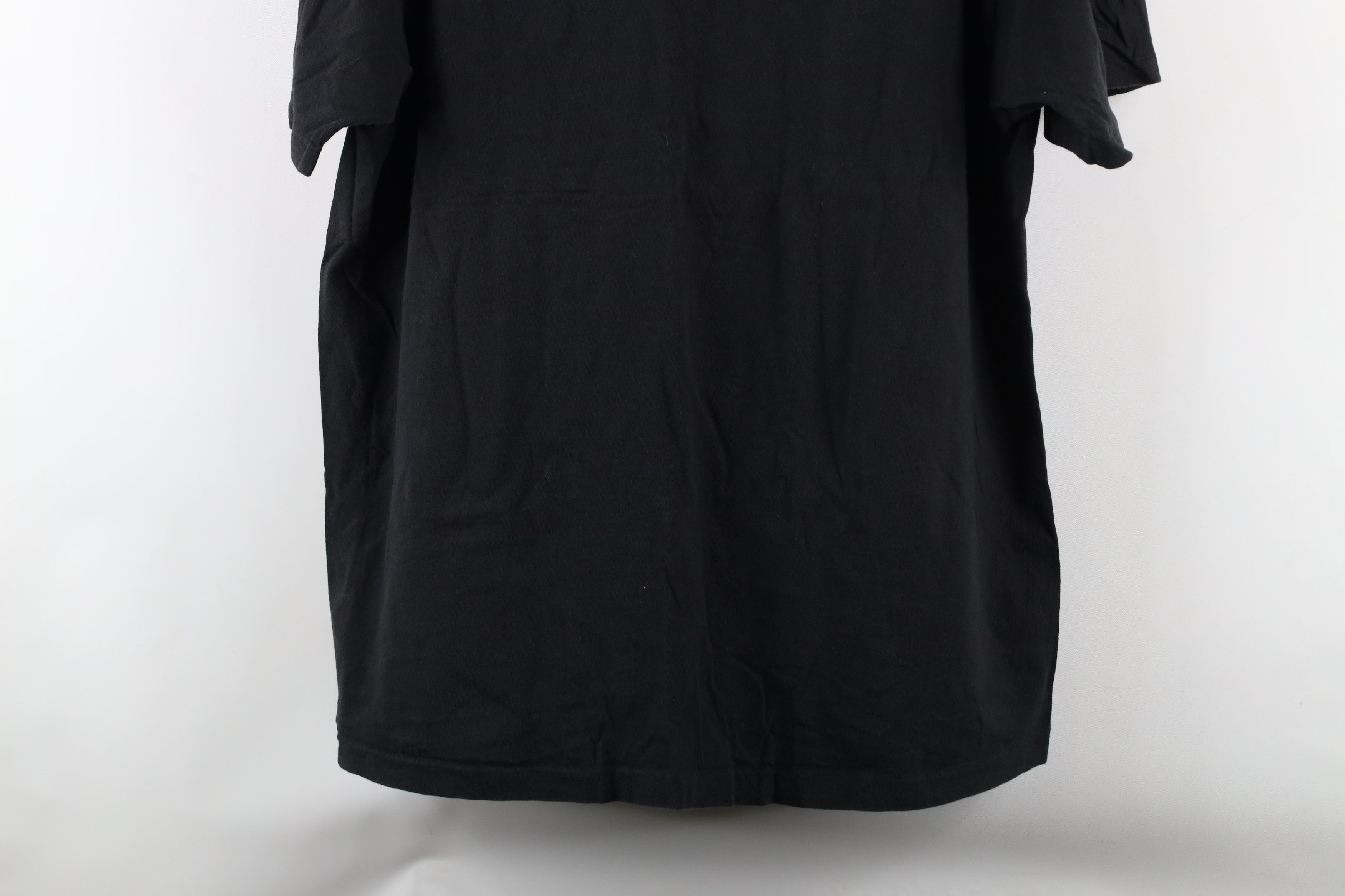 Vintage Vintage 90s Streetwear Blank Pocket T-Shirt Black Cotton Size US XL / EU 56 / 4 - 9 Thumbnail