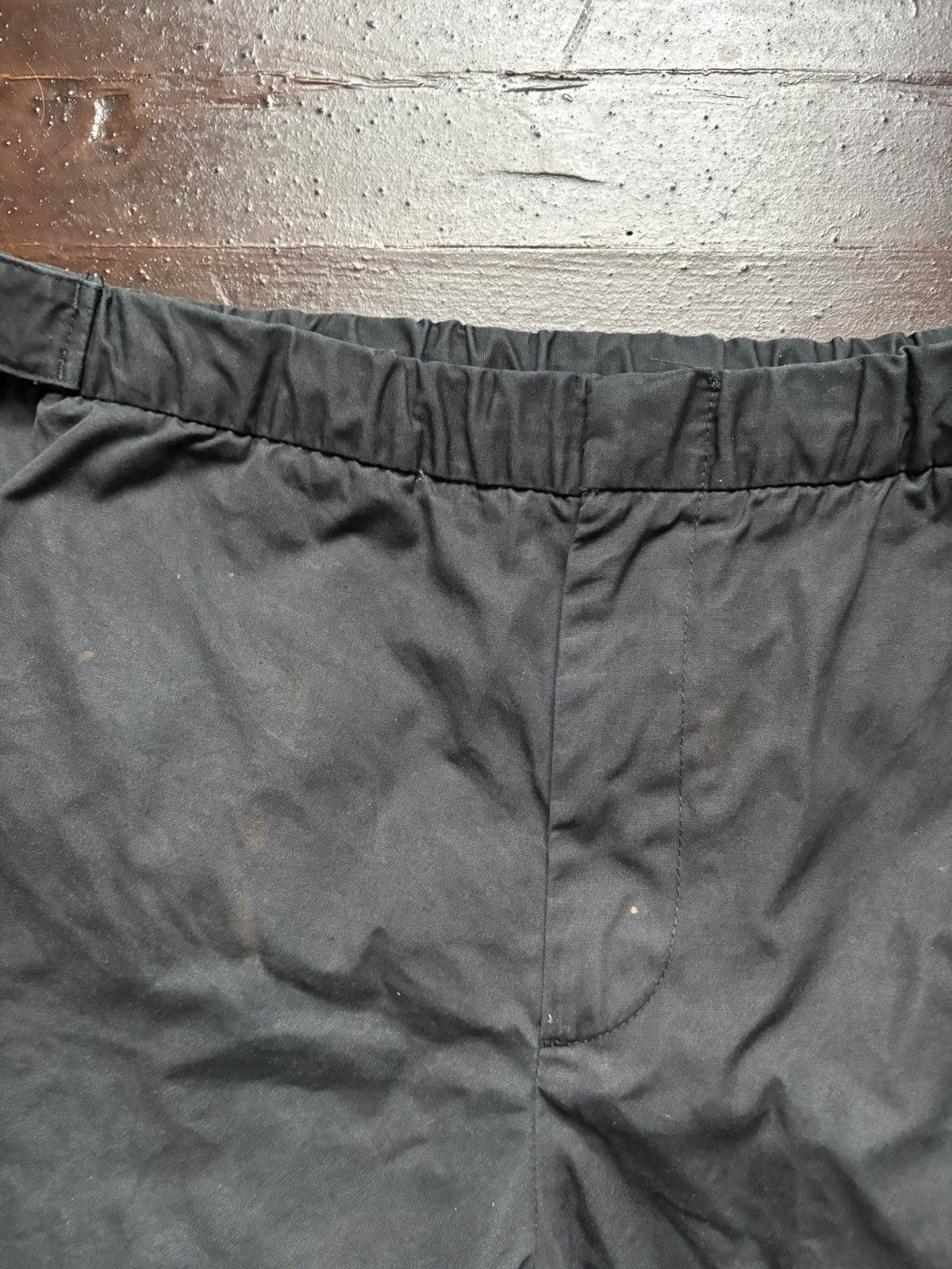 Prada Black Twill Strap Cuff Trackpants Size US 32 / EU 48 - 5 Thumbnail