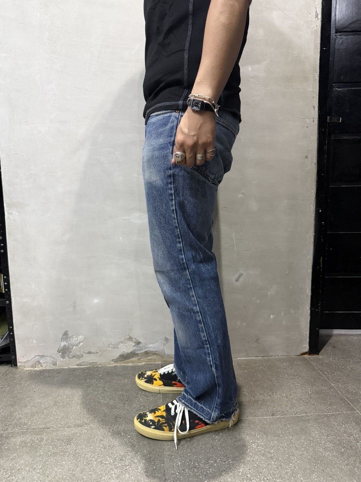 Saint Laurent Paris Saint Laurent Paris SS 2016 Sunset Palm Skate Sneakers Size US 13 / EU 46 - 12 Thumbnail