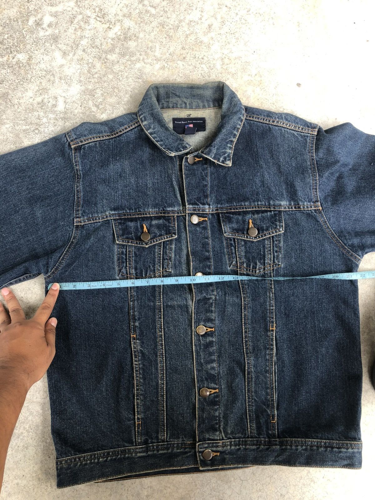 U.S. Polo Assn. Y2k Polo Denim Jacket Distressed Jeans Size US L / EU 52-54 / 3 - 19 Thumbnail