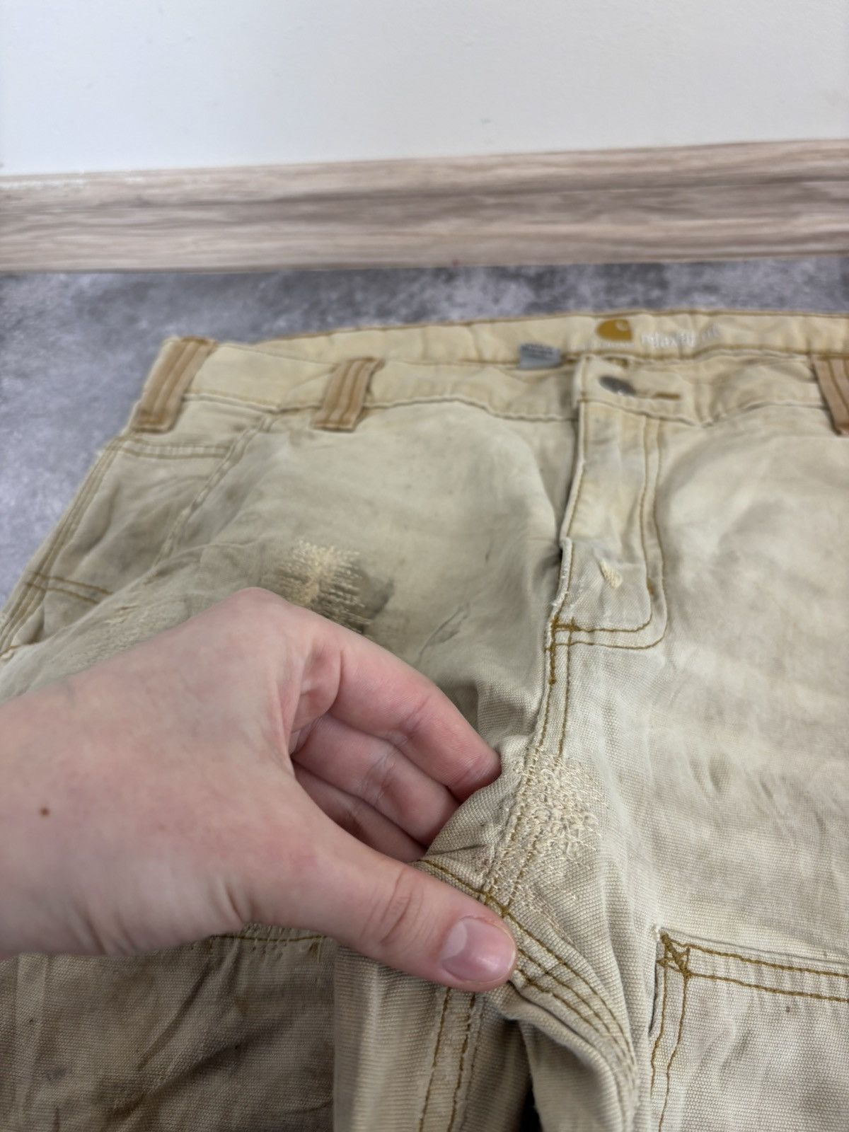 Carhartt Vintage Carhartt USA Relaxed Fit Double Knee Baggy Pants Size US 34 / EU 50 - 7 Thumbnail