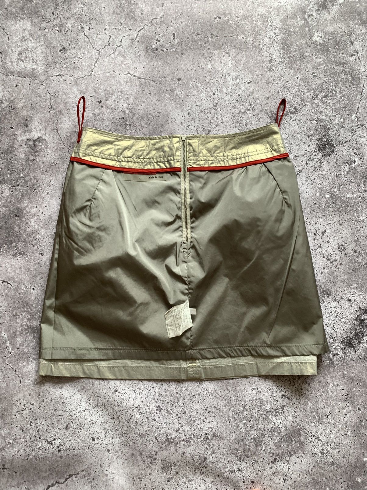 Prada 🔥ARCHIVE PRADA SPORT SILVER METAL 00’s Y2K SKIRT Size XS / US 0-2 / IT 36-38 - 10 Thumbnail