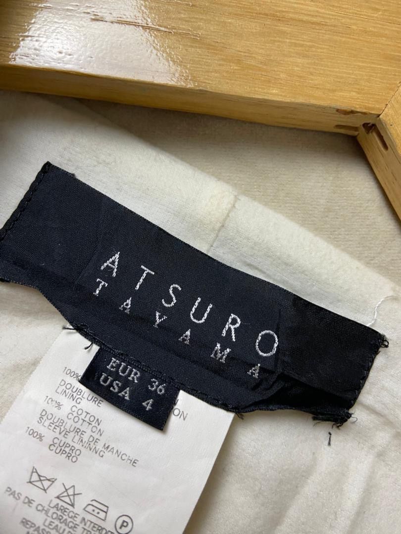 Japanese Brand Atsuro Tayama Double Breasted Trench Coat (193) Size US XXS / EU 40 - 4 Thumbnail