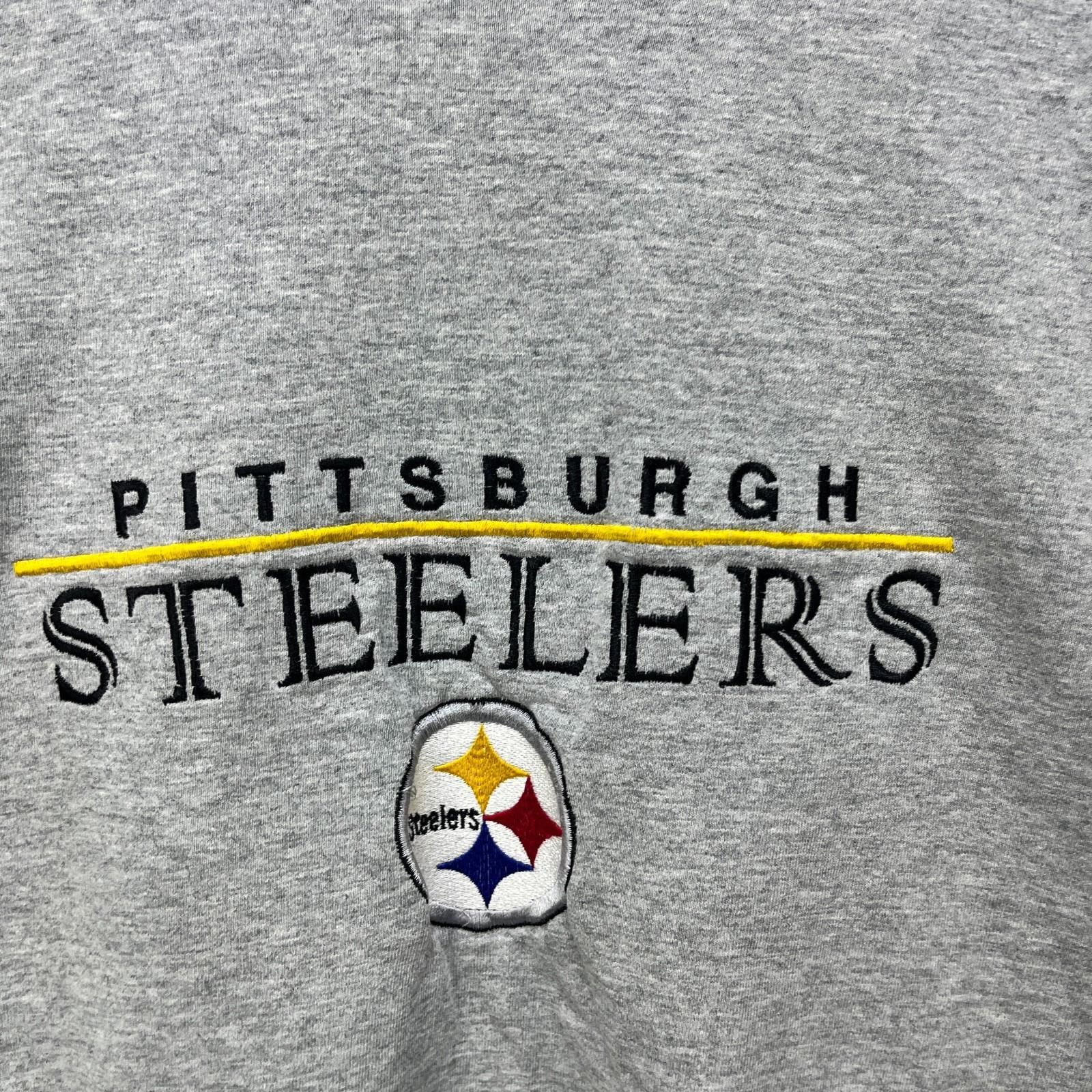 Other Vintage Pittsburgh Steelers Gray T-Shirt Short Sleeve Size ONE SIZE - 3 Thumbnail