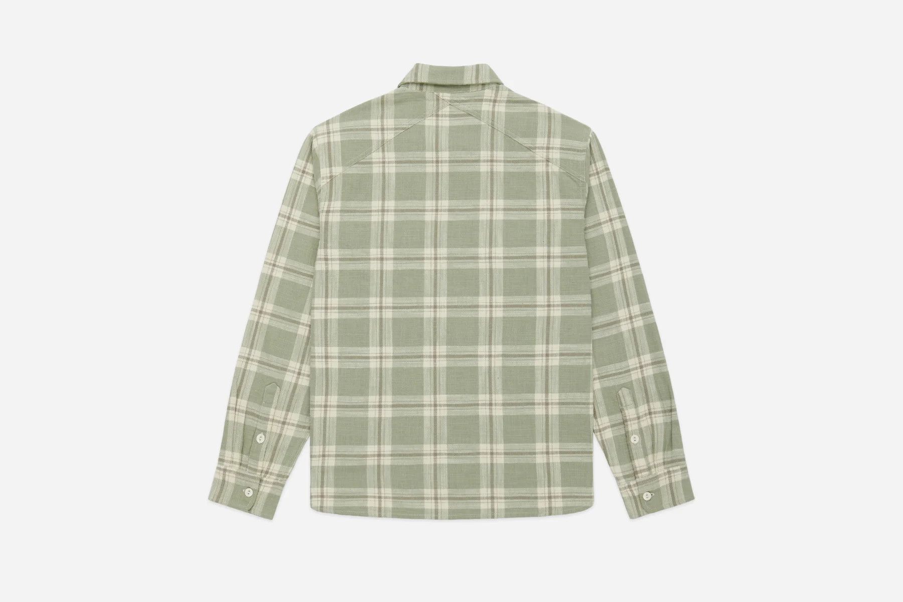 3sixteen 💚 3sixteen Crosscut Flannel Seafoam Green Slub Check NEW Size US M / EU 48-50 / 2 - 2 Thumbnail