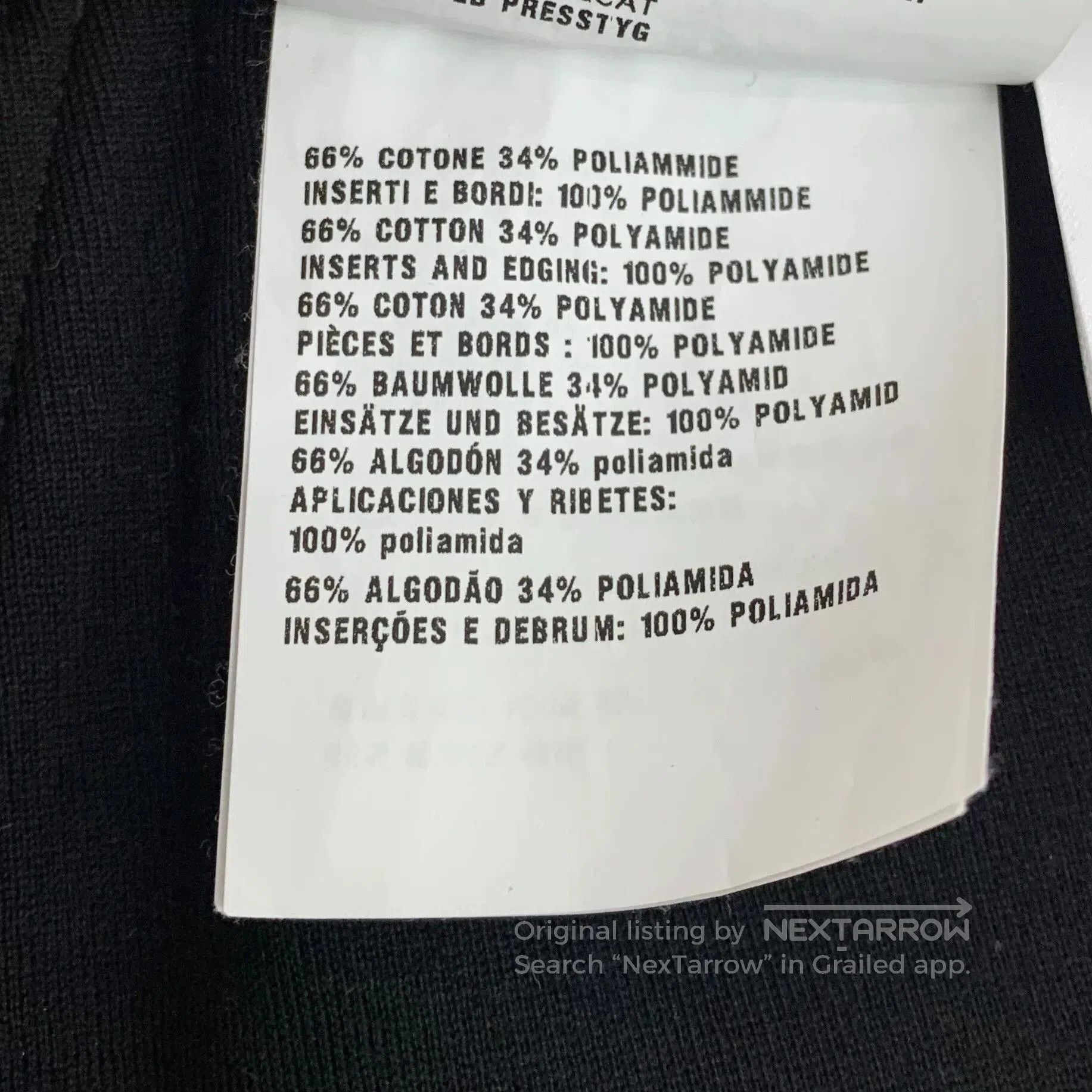 Miu Miu Miu Miu Black Side Stripe Cotton Skirt. Size 23" - 9 Thumbnail