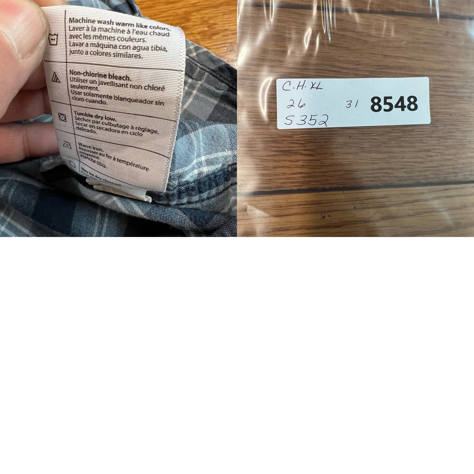 Carhartt Carhartt Relaxed Fit Plaid Casual Button Shirt Mens XL Gray Short Sleeve Size US XL / EU 56 / 4 - 8 Thumbnail