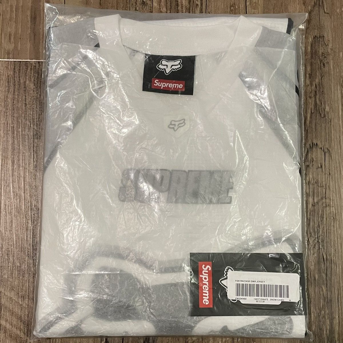 Fox Racing × Supreme Supreme Fox Racing DMX Jersey Medium White Size US M / EU 48-50 / 2 - 3 Thumbnail