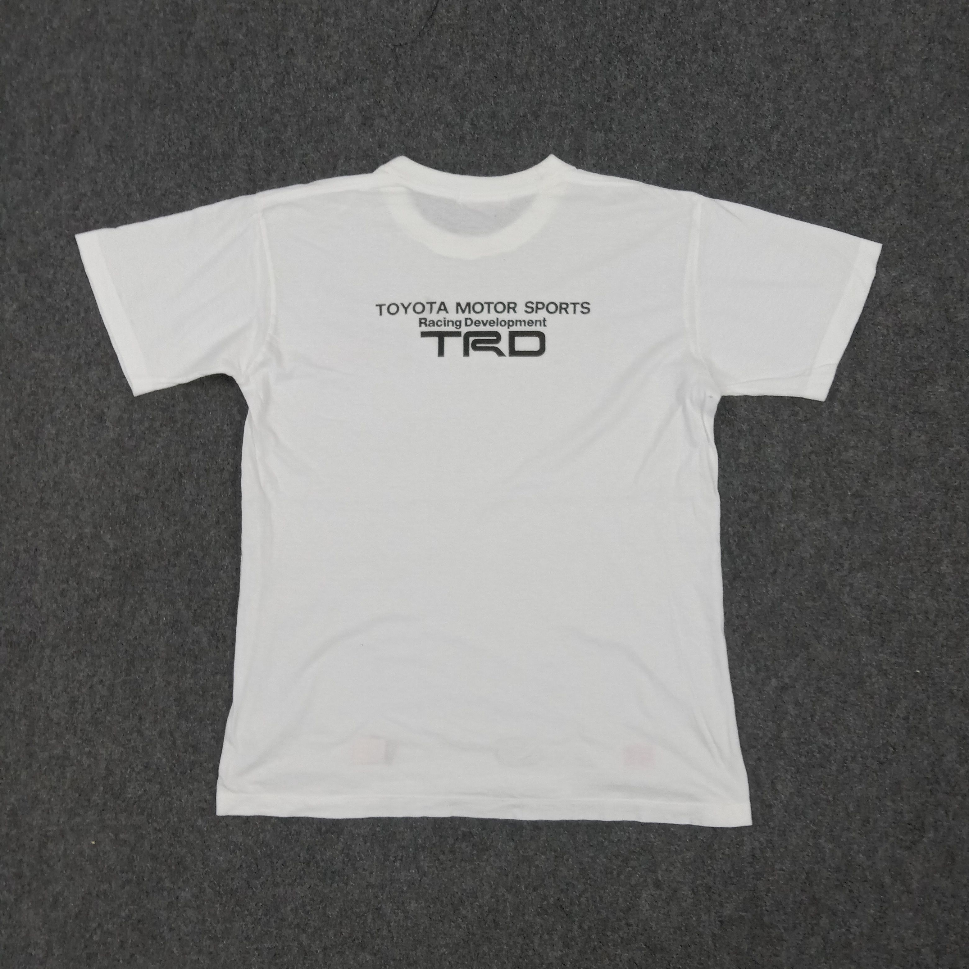 Japanese Brand × Vintage Toyota Racing Development TRD Team Japanese Tshirt Size US M / EU 48-50 / 2 - 1 Thumbnail