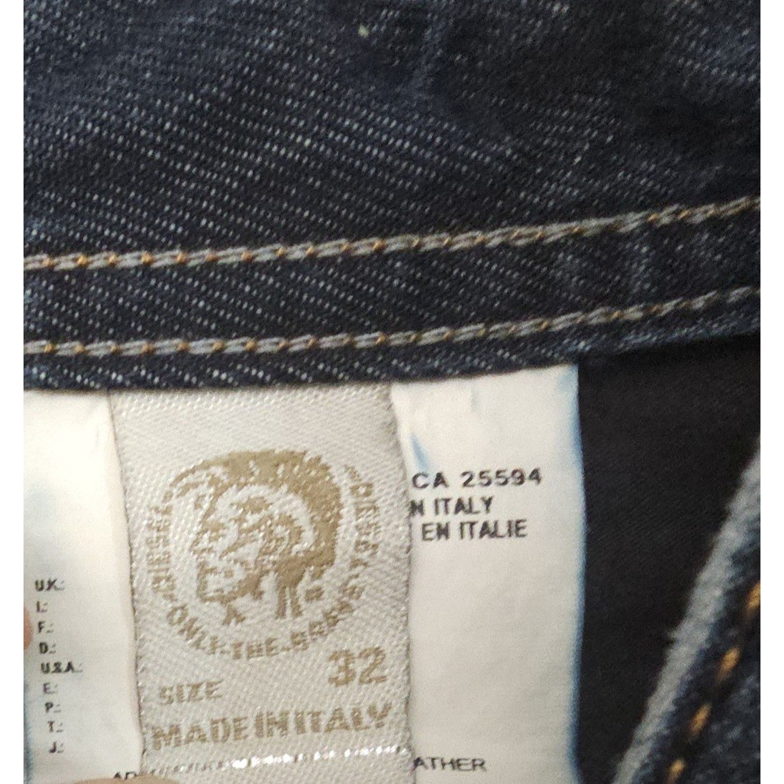 Diesel Diesel Krooley Regular Slim Carrot W32 L 28 Dark Blue 0088Z Size US 32 / EU 48 - 7 Thumbnail