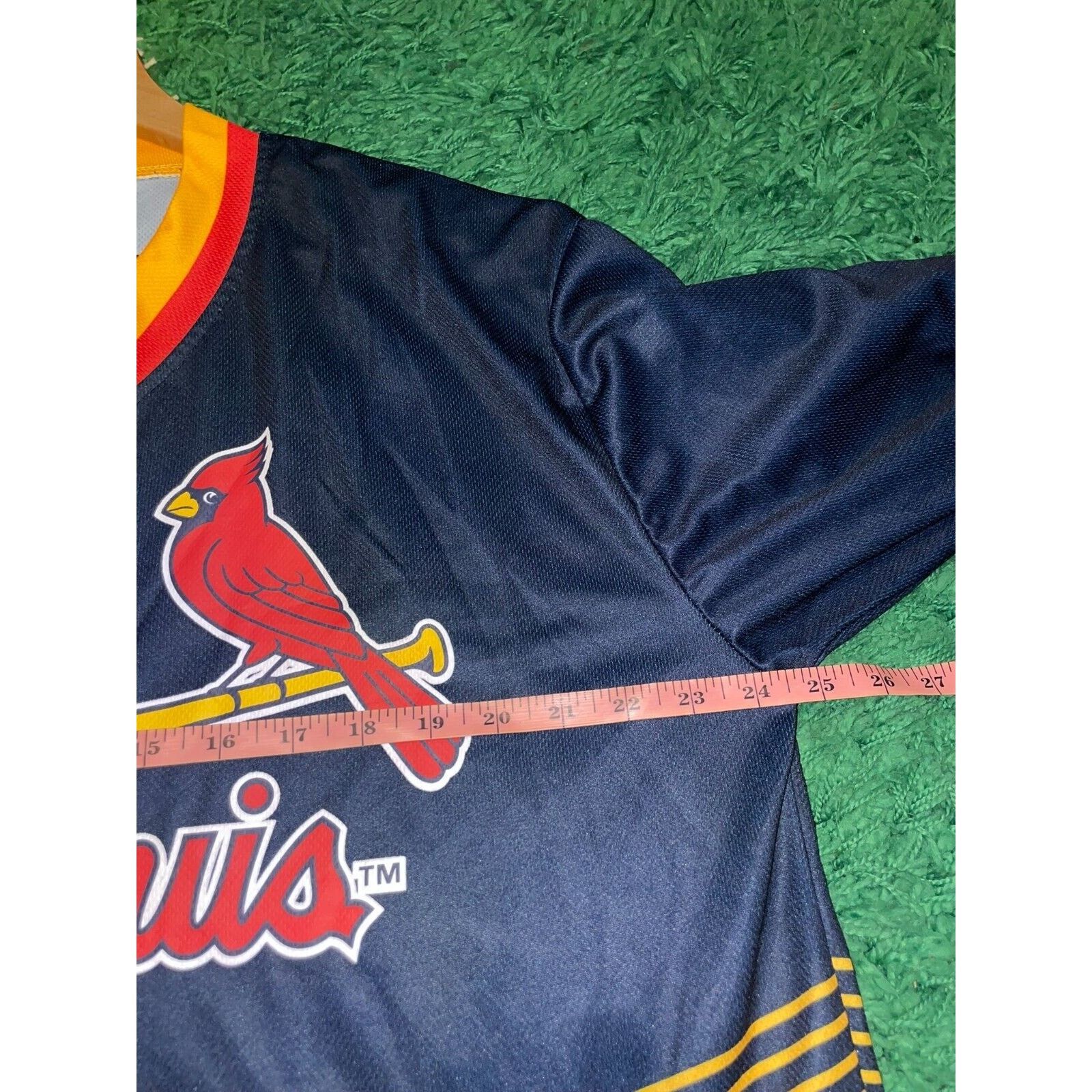 MLB Vintage St. Louis Cardinals Jersey Team Blue Red Top Y2K XL Size US XL / EU 56 / 4 - 10 Thumbnail