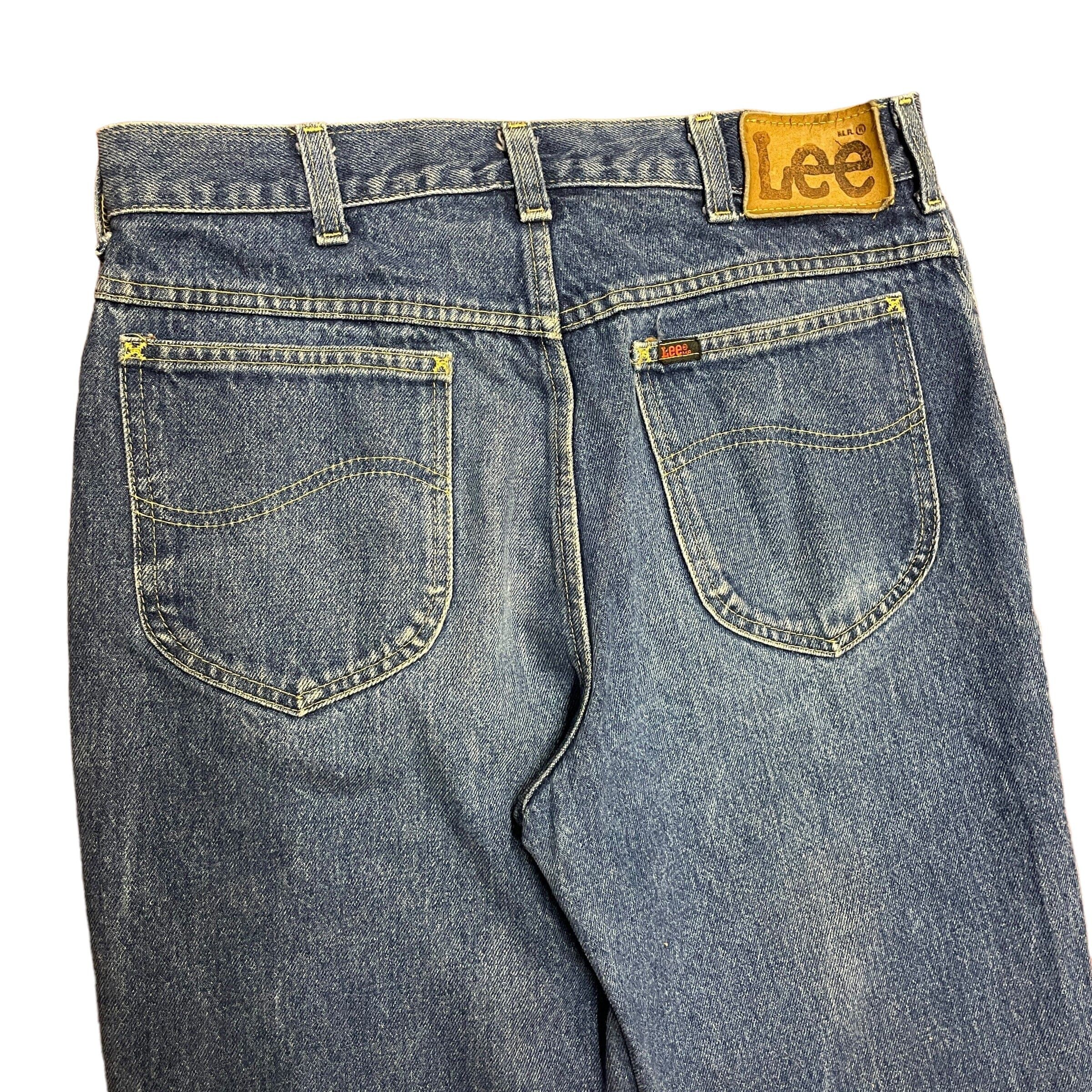 Lee 70s Lee Riders Vintage Denim Jeans With Talon 42 Zipper Size 31" Size US 31 - 7 Thumbnail