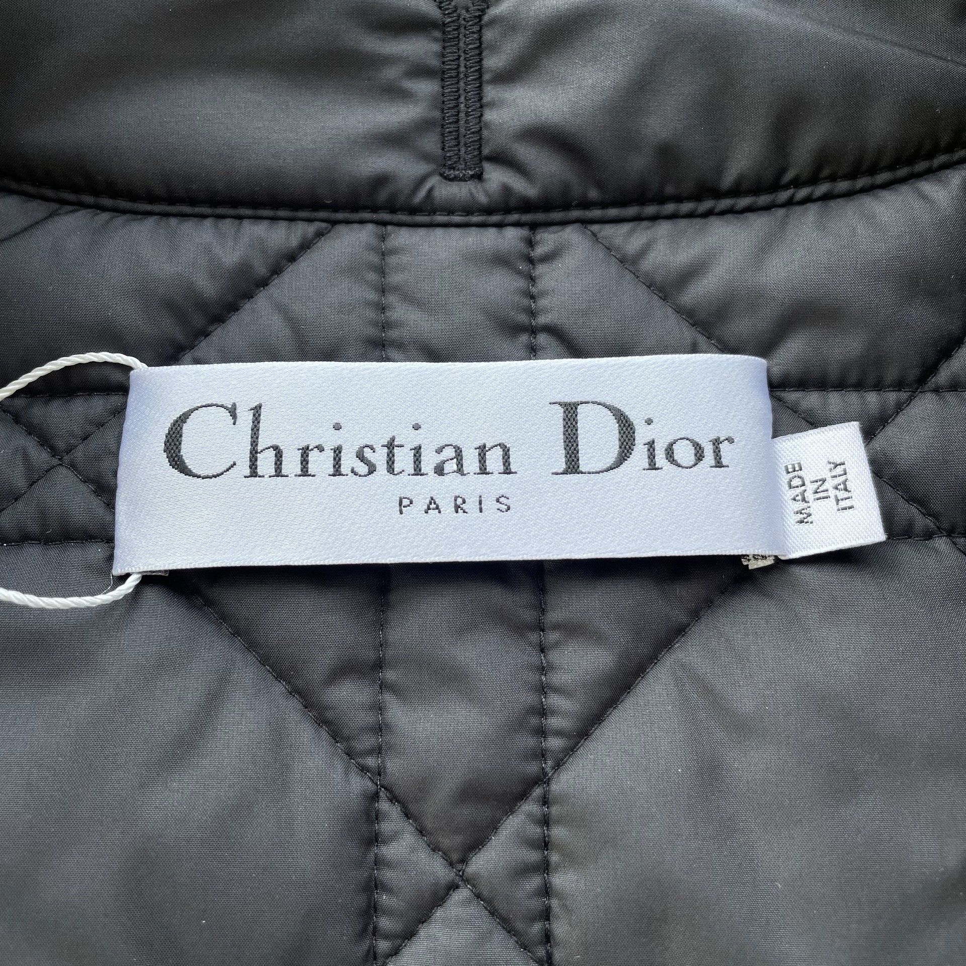 Dior DIOR FW22 houndstooth Vneck women's black 36 jacket Size XS / US 0-2 / IT 36-38 - 6 Thumbnail