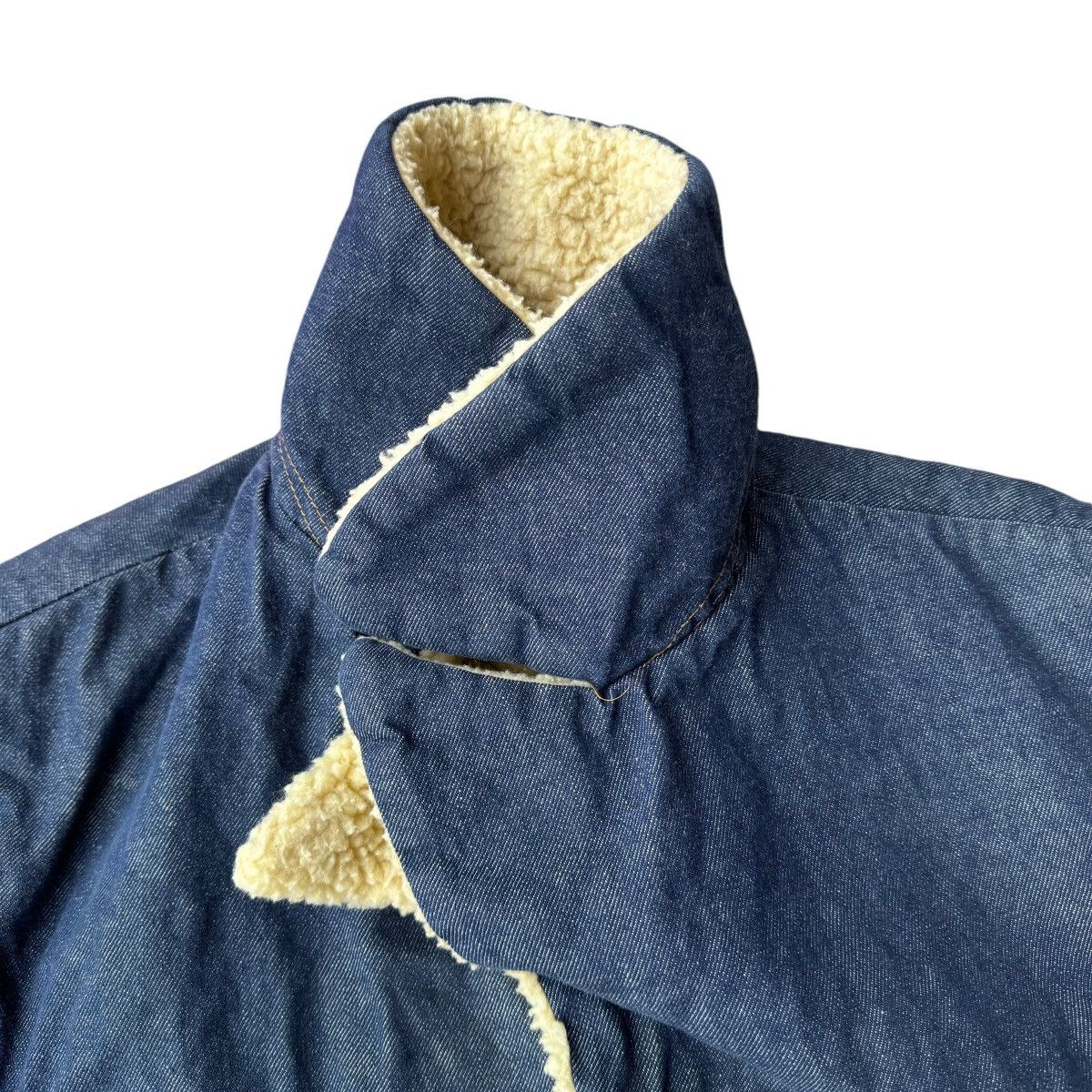 Carhartt × Sears × Vintage 60s Denim Ranch Jean Jacket TRUE VINTAGE Sherpa Lined Barn Size US XL / EU 56 / 4 - 16 Thumbnail