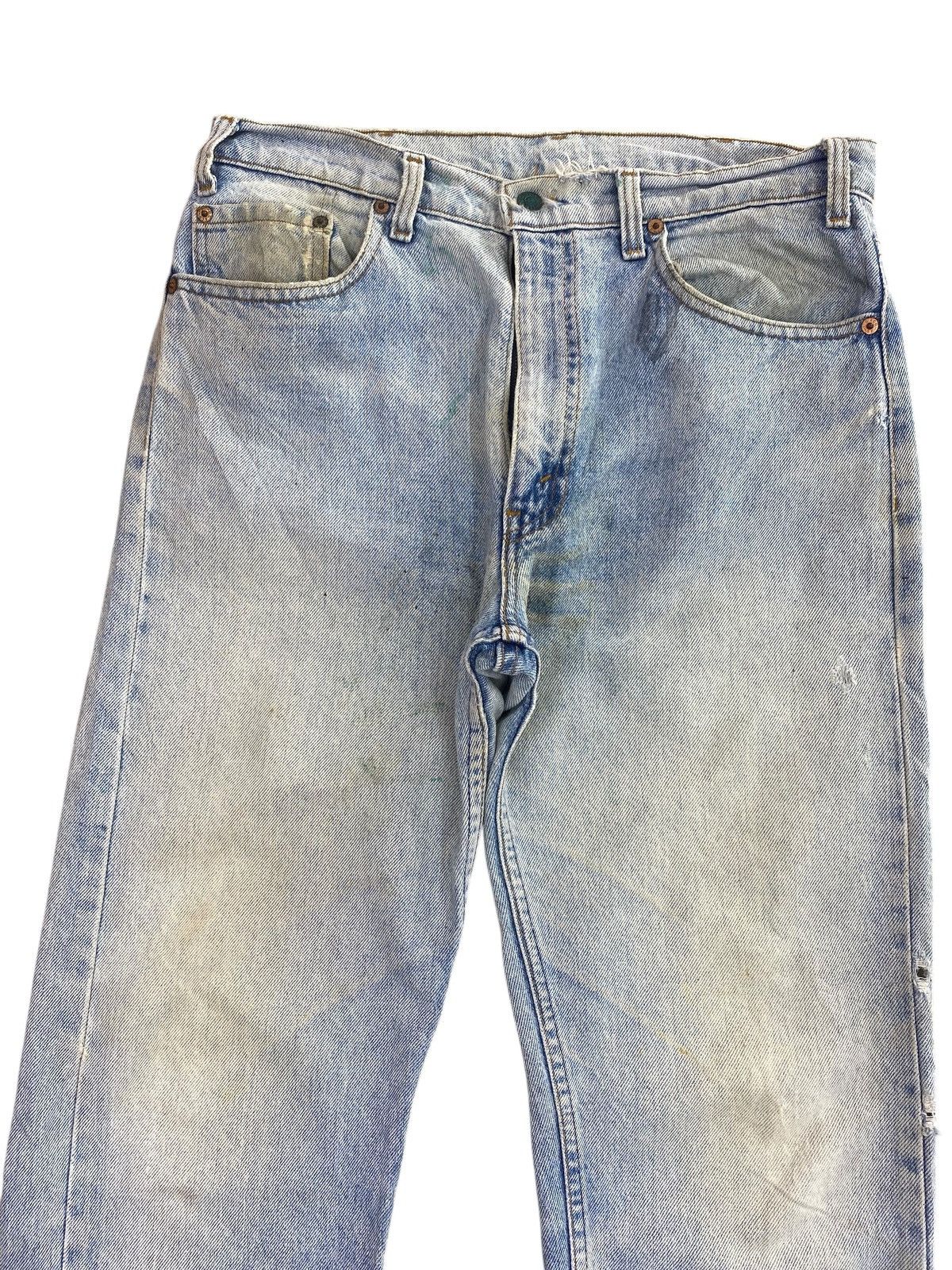 Levi's Levi’s Vintage Acid Blue Wash Style Distressed Jeans Size US 32 / EU 48 - 2 Thumbnail