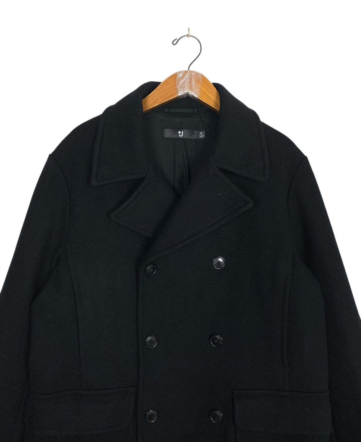 Jil Sander × Uniqlo Rare‼️ Uniqlo X Jil Sander Double Breasted Wool Pea Coat Size US M / EU 48-50 / 2 - 4 Thumbnail